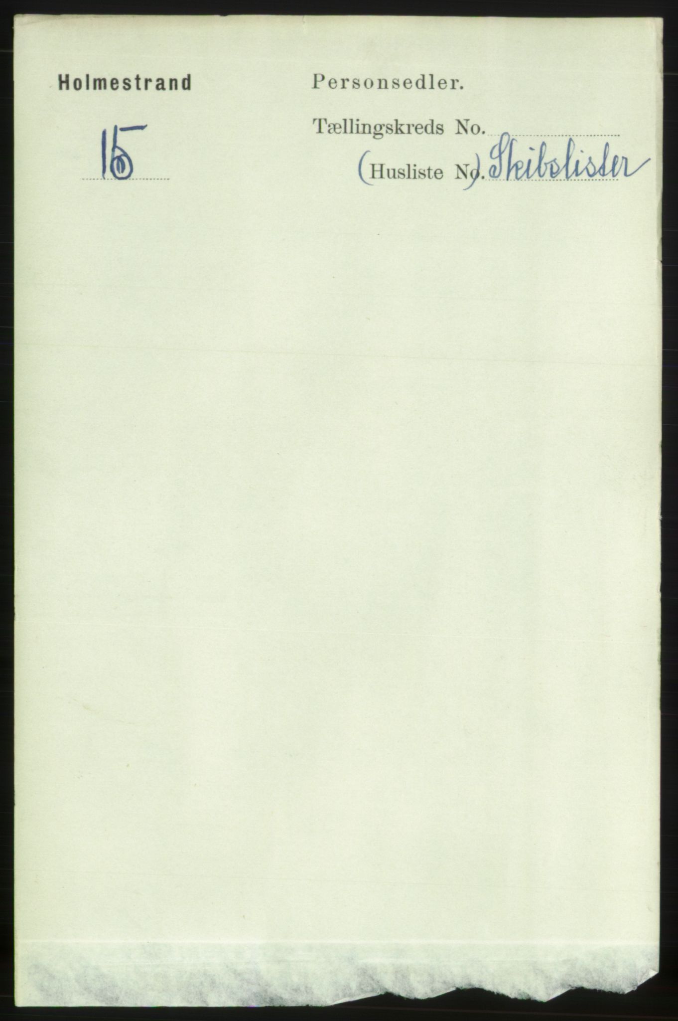 RA, 1891 census for 0702 Holmestrand, 1891, p. 2979