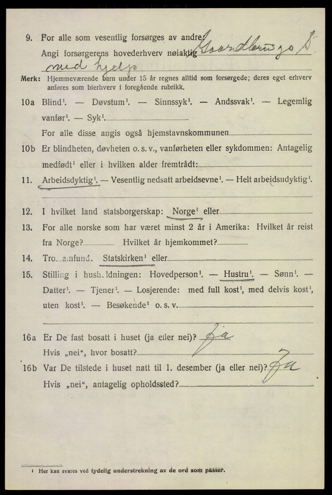 SAKO, 1920 census for Bø (Telemark), 1920, p. 2805