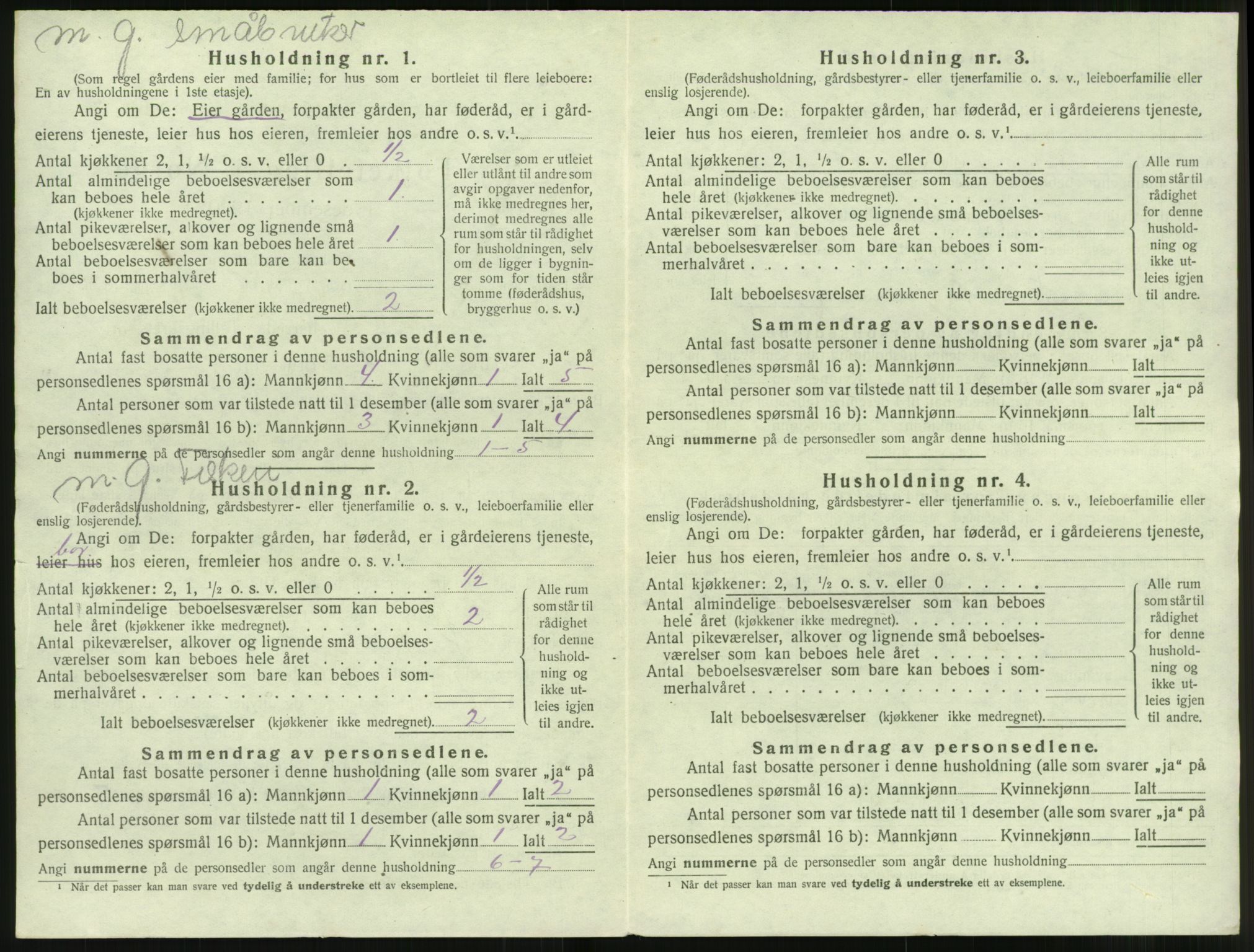 SAT, 1920 census for Herøy (MR), 1920, p. 1428