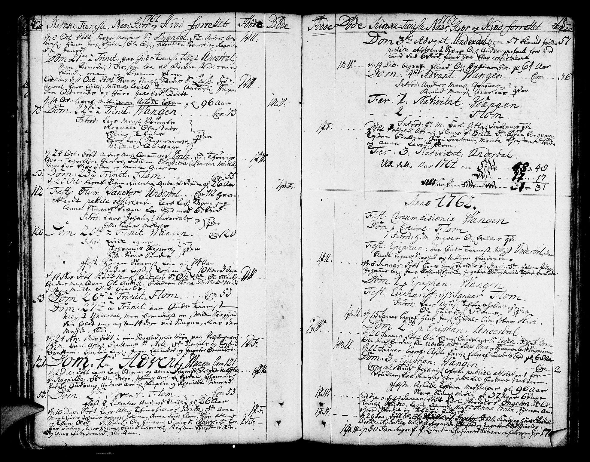 Aurland sokneprestembete, SAB/A-99937/H/Ha/Haa/L0004: Parish register (official) no. A 4, 1756-1801, p. 18