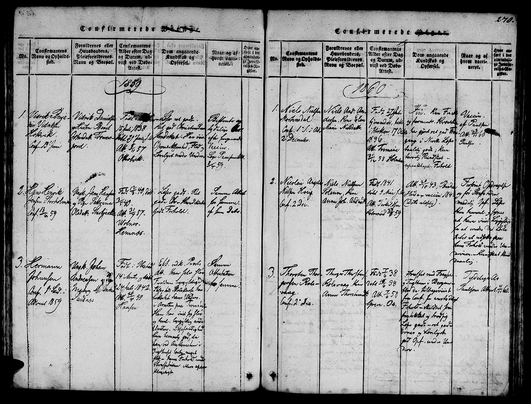 Ministerialprotokoller, klokkerbøker og fødselsregistre - Sør-Trøndelag, SAT/A-1456/623/L0478: Parish register (copy) no. 623C01, 1815-1873, p. 270