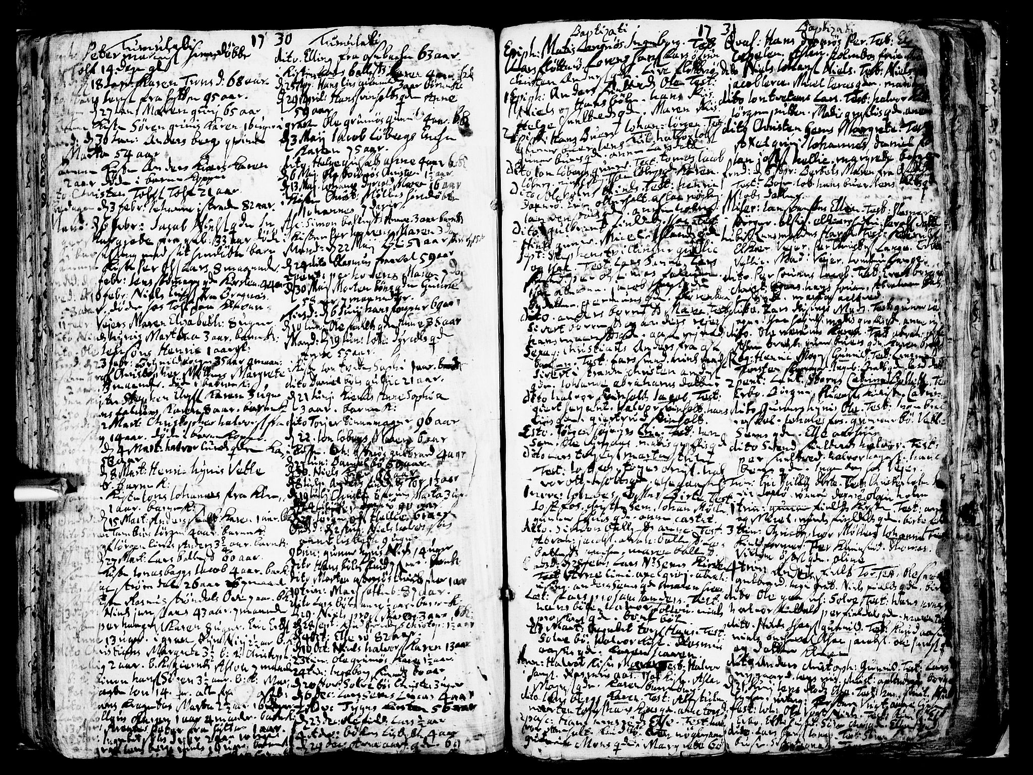 Gjerpen kirkebøker, SAKO/A-265/F/Fa/L0001: Parish register (official) no. I 1, 1681-1746