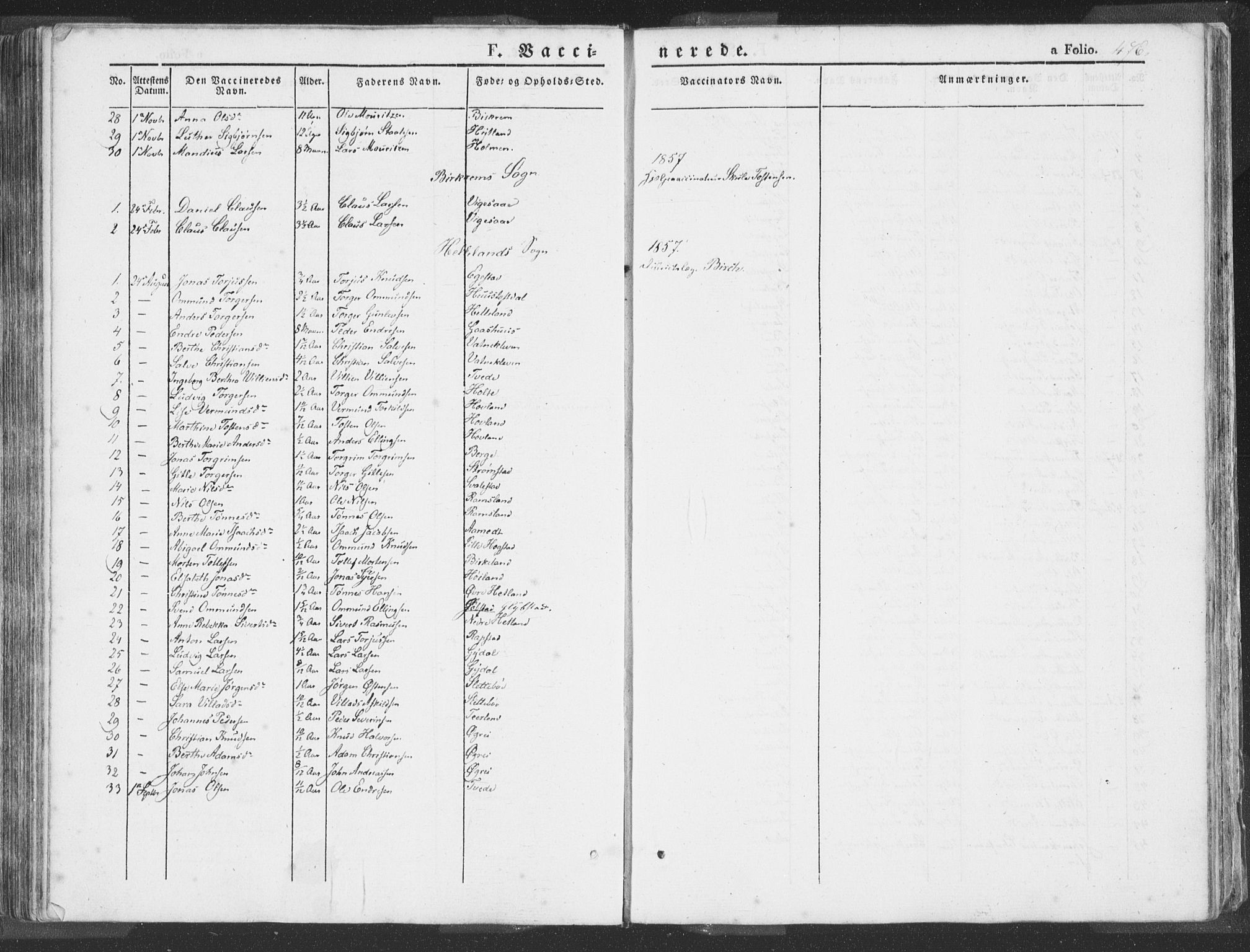 Helleland sokneprestkontor, SAST/A-101810: Parish register (official) no. A 6.2, 1834-1863, p. 476