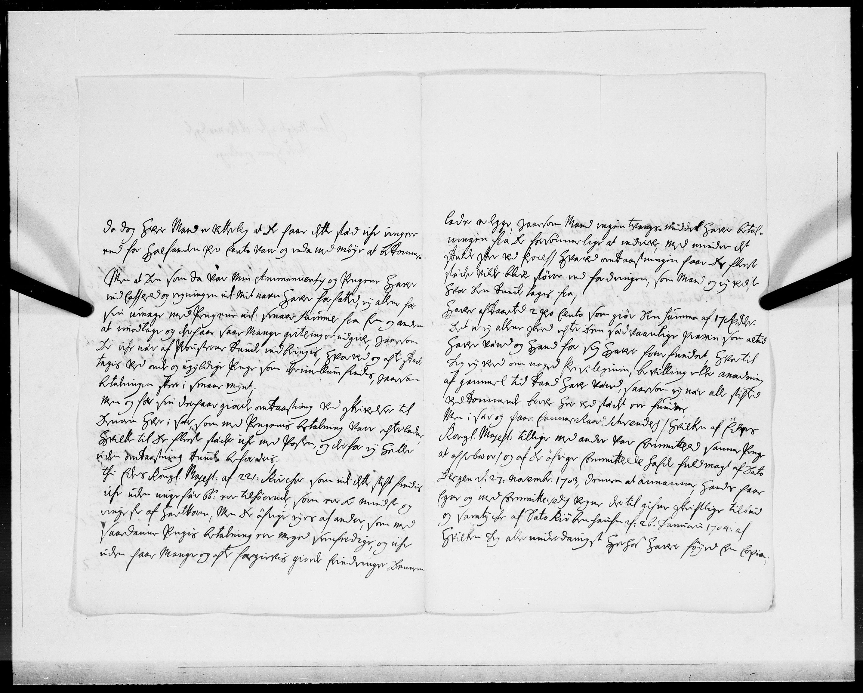 Danske Kanselli 1572-1799, AV/RA-EA-3023/F/Fc/Fcc/Fcca/L0066: Norske innlegg 1572-1799, 1708, p. 31