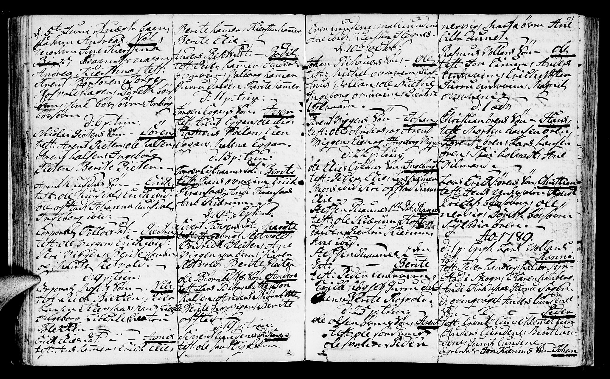 Ministerialprotokoller, klokkerbøker og fødselsregistre - Sør-Trøndelag, SAT/A-1456/665/L0768: Parish register (official) no. 665A03, 1754-1803, p. 91
