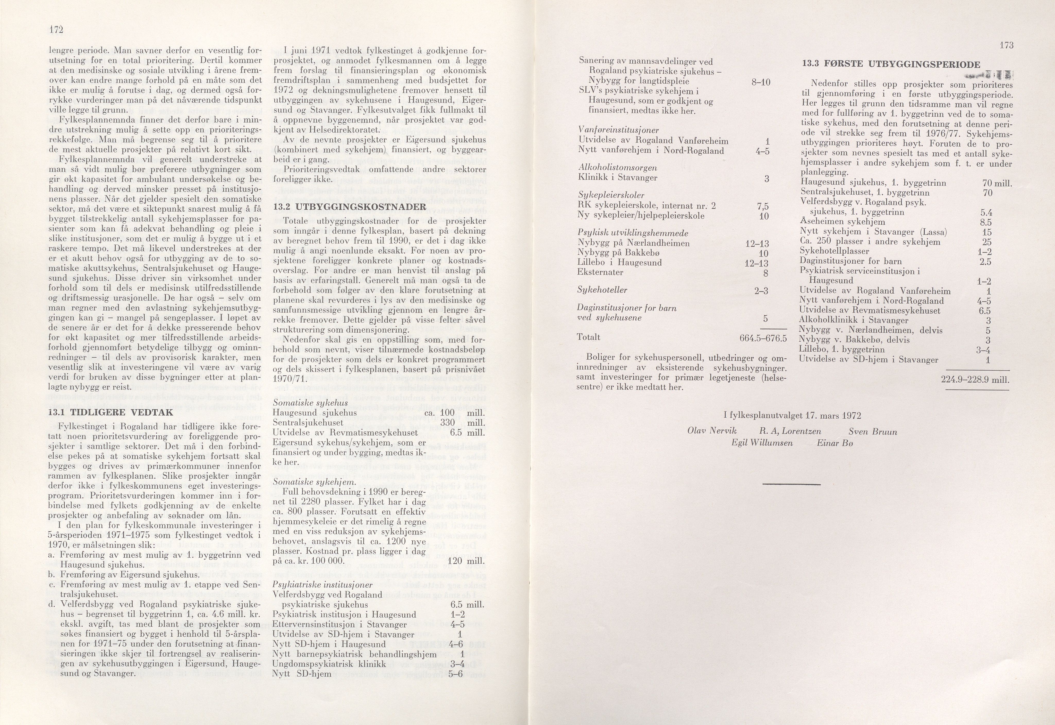 Rogaland fylkeskommune - Fylkesrådmannen , IKAR/A-900/A/Aa/Aaa/L0092: Møtebok , 1972, p. 172-173