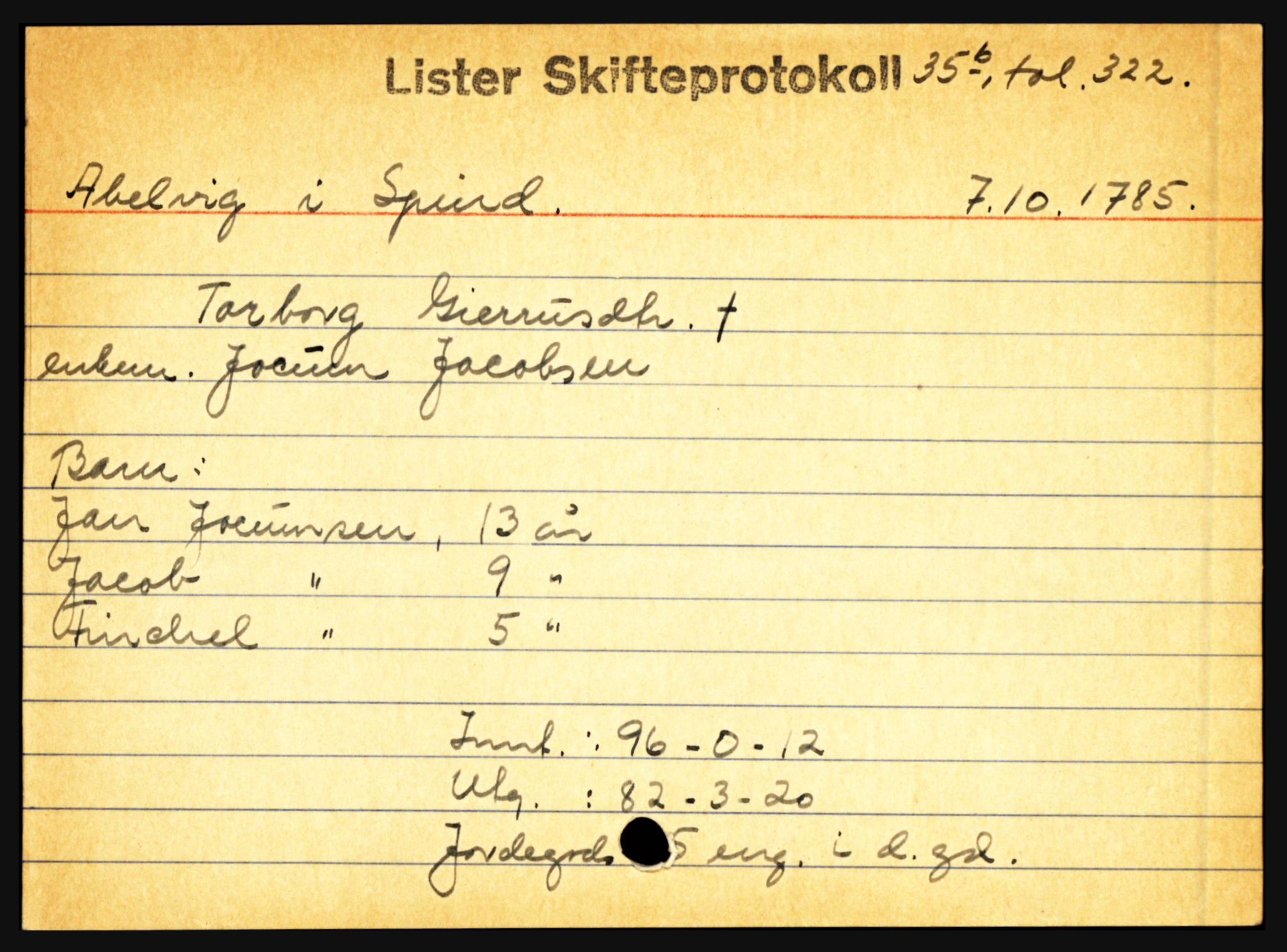 Lister sorenskriveri, AV/SAK-1221-0003/H, p. 73