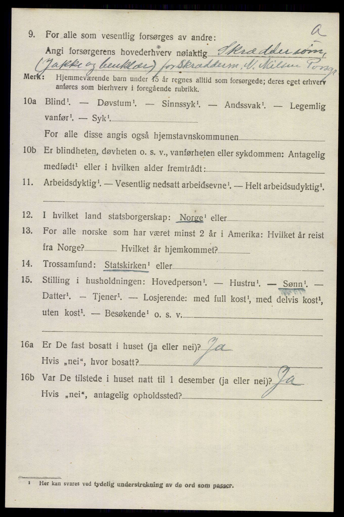 SAKO, 1920 census for Gjerpen, 1920, p. 11481