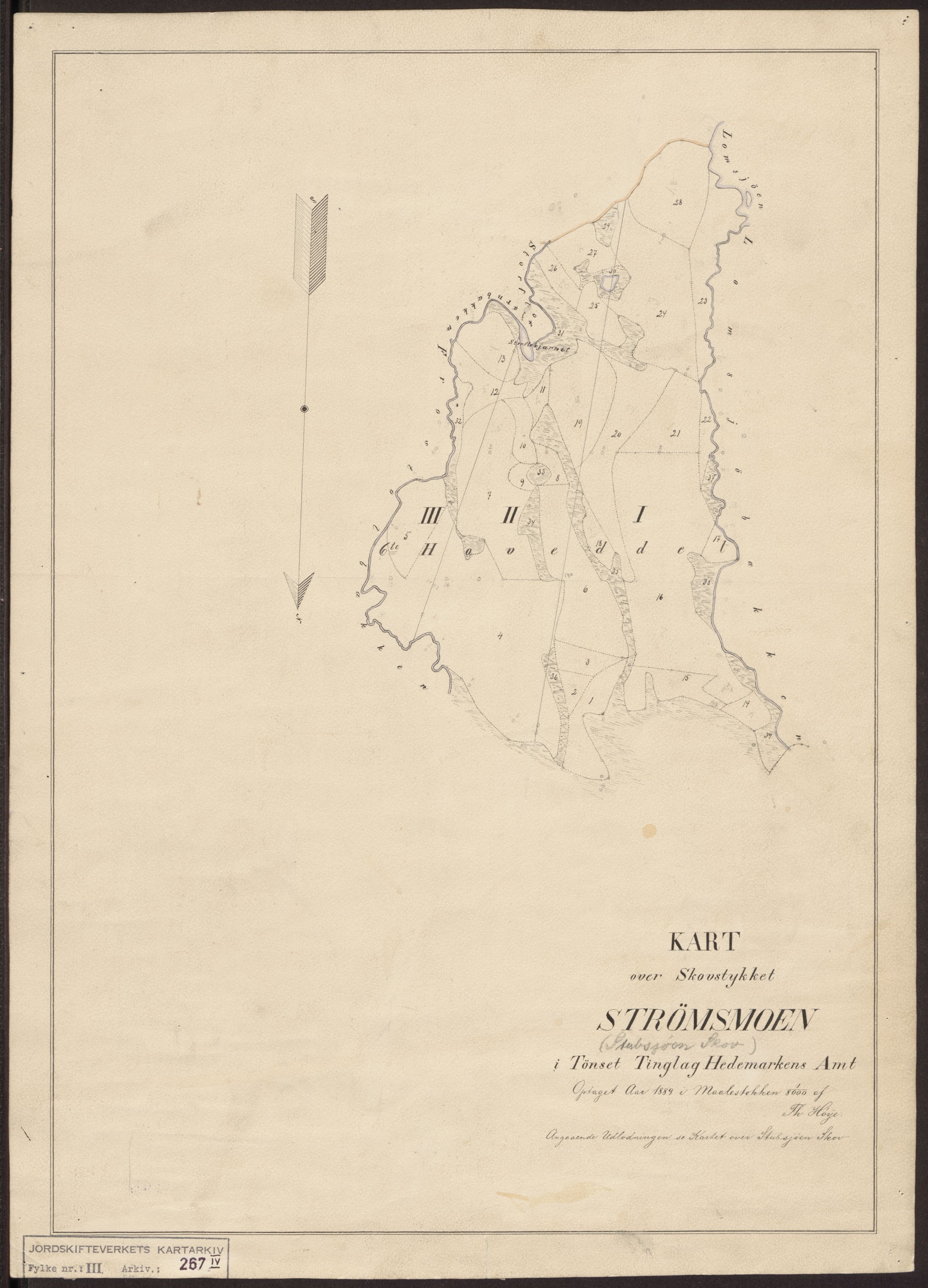 Jordskifteverkets kartarkiv, RA/S-3929/T, 1859-1988, p. 443