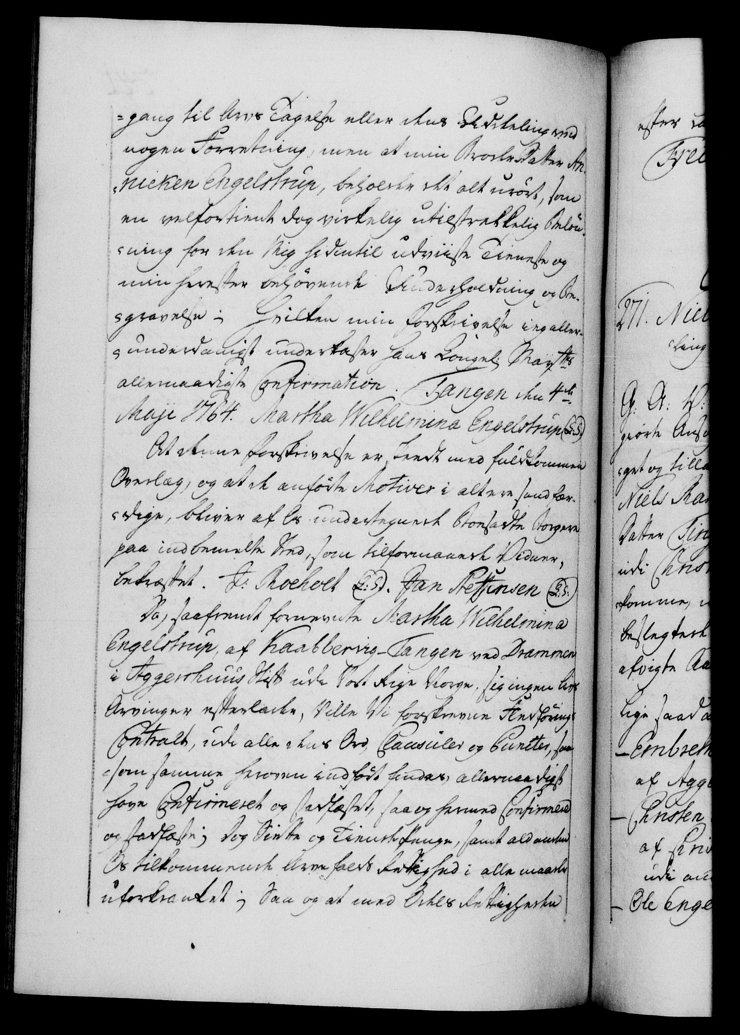 Danske Kanselli 1572-1799, RA/EA-3023/F/Fc/Fca/Fcaa/L0042: Norske registre, 1763-1766, p. 341b