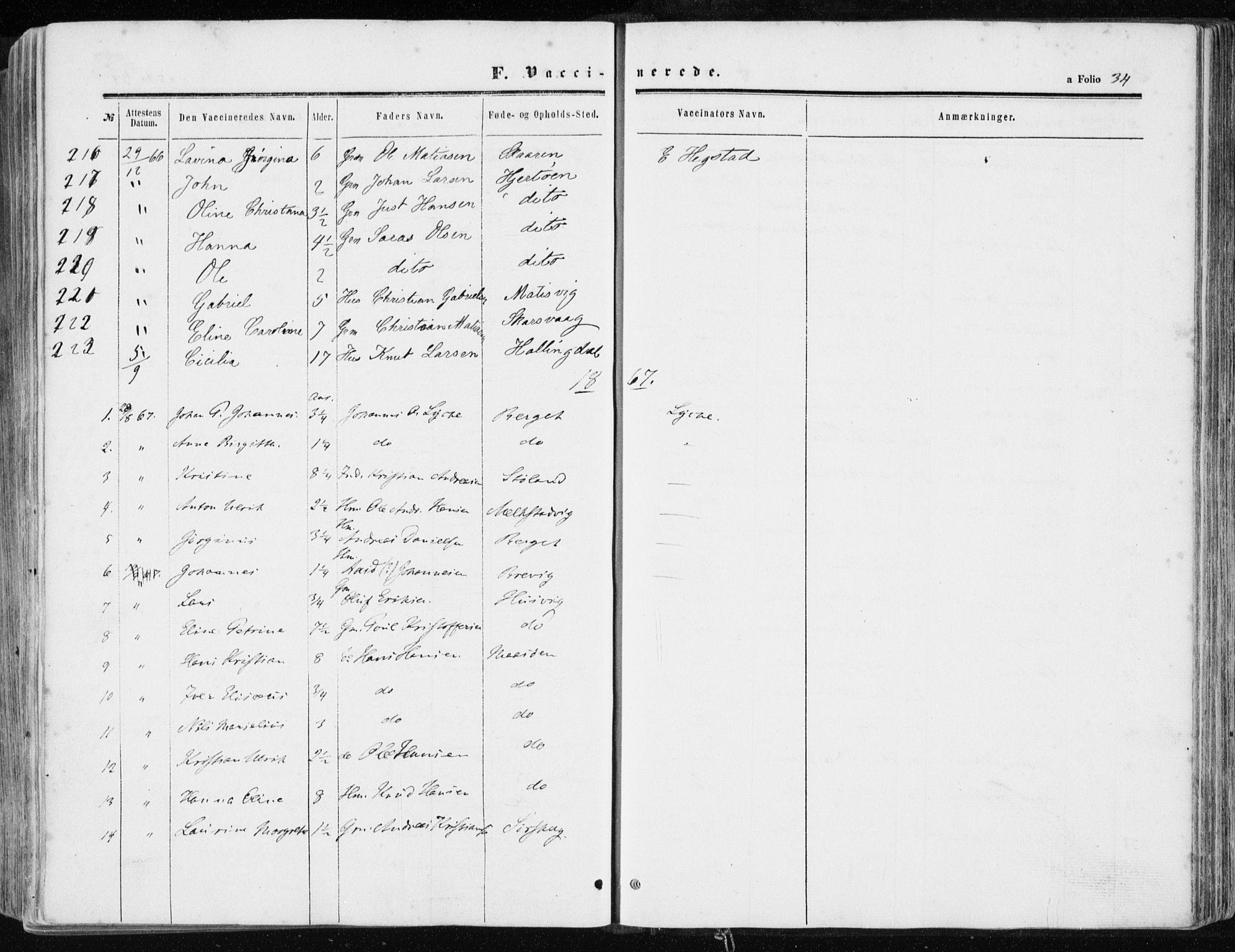 Ministerialprotokoller, klokkerbøker og fødselsregistre - Sør-Trøndelag, SAT/A-1456/634/L0531: Parish register (official) no. 634A07, 1861-1870, p. 34