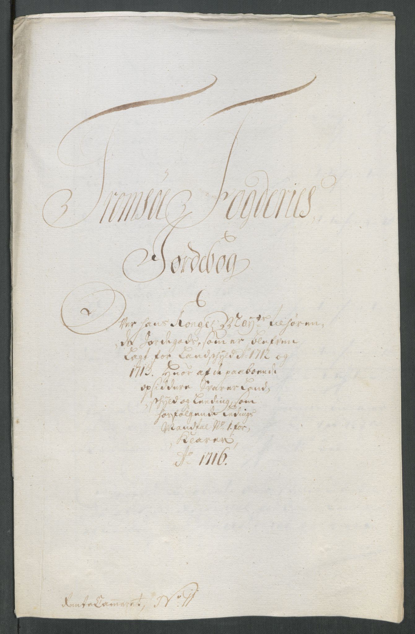 Rentekammeret inntil 1814, Reviderte regnskaper, Fogderegnskap, AV/RA-EA-4092/R68/L4762: Fogderegnskap Senja og Troms, 1716, p. 167