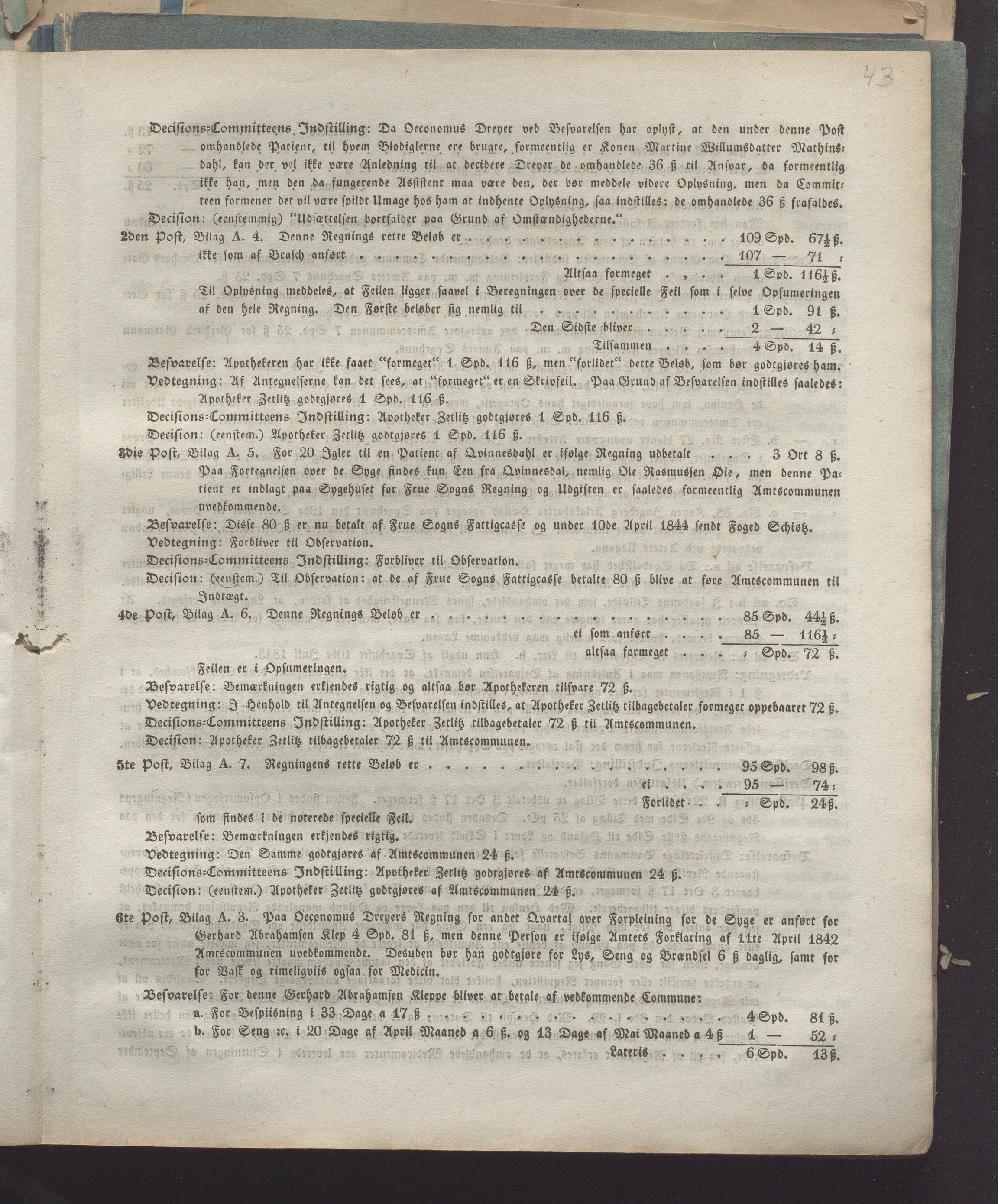 Rogaland fylkeskommune - Fylkesrådmannen , IKAR/A-900/A, 1838-1848, p. 144