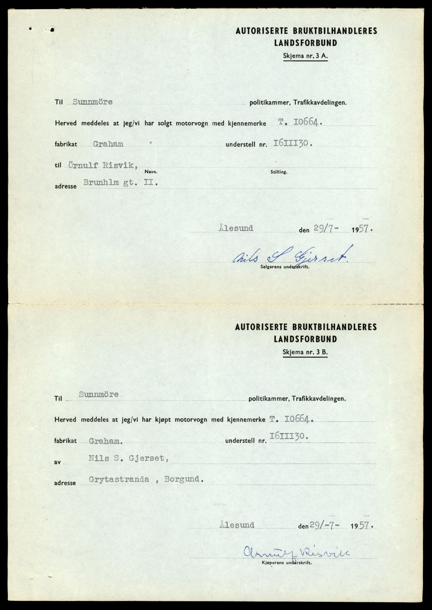 Møre og Romsdal vegkontor - Ålesund trafikkstasjon, AV/SAT-A-4099/F/Fe/L0022: Registreringskort for kjøretøy T 10584 - T 10694, 1927-1998, p. 2223