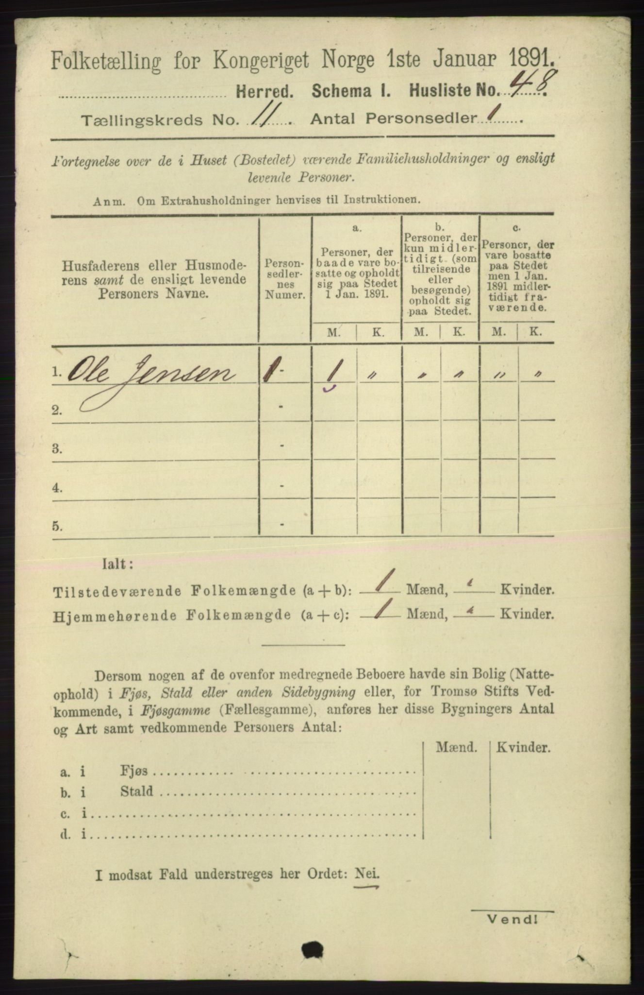 RA, 1891 census for 2013 Talvik, 1891, p. 2695