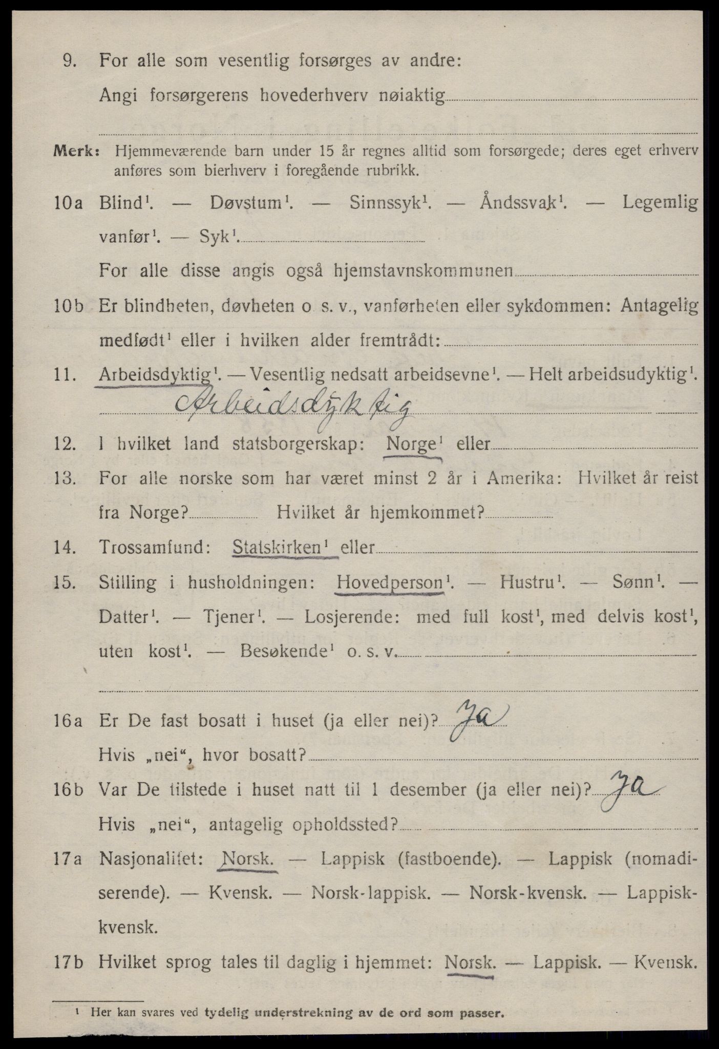 SAT, 1920 census for Horg, 1920, p. 4817