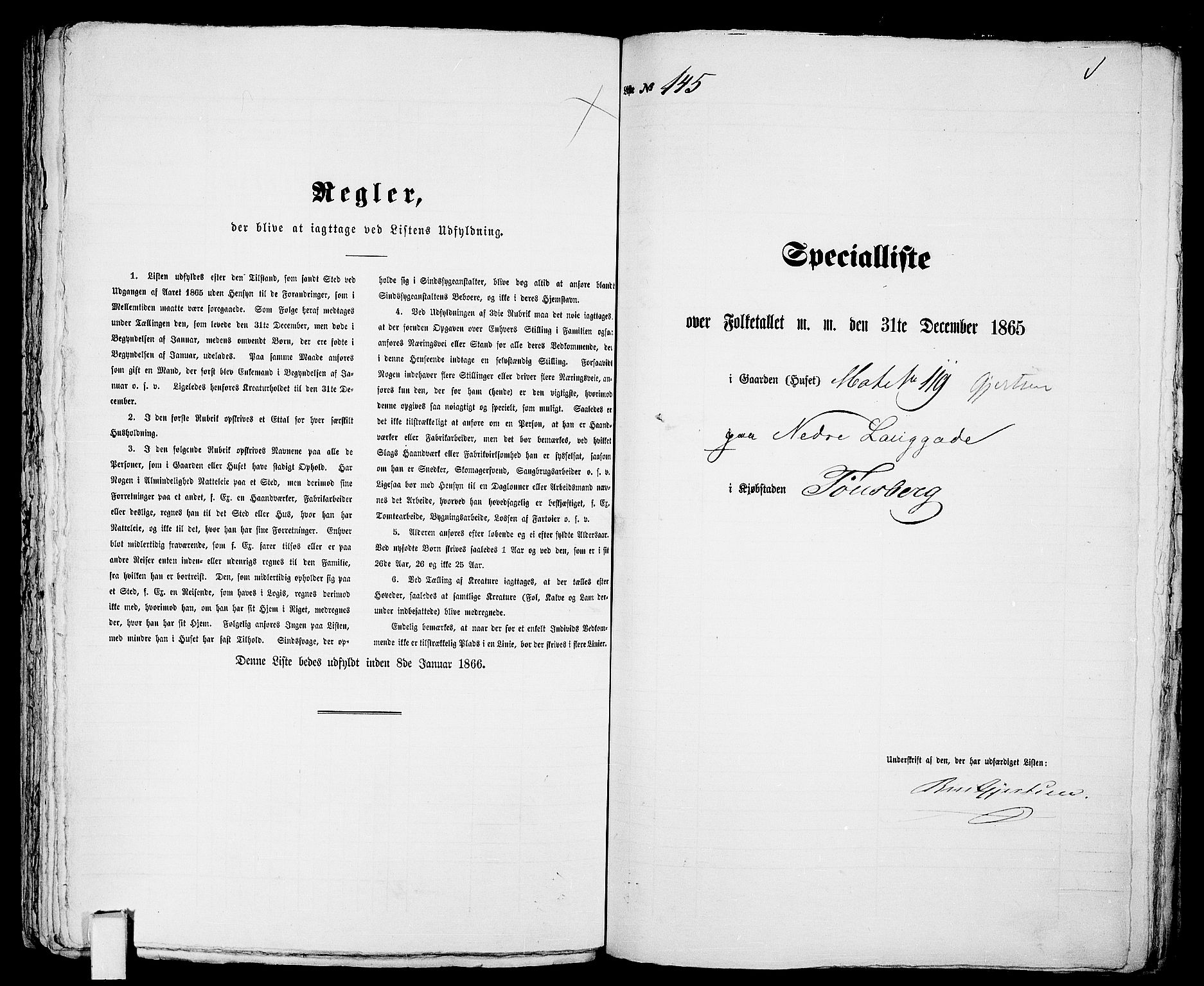 RA, 1865 census for Tønsberg, 1865, p. 316