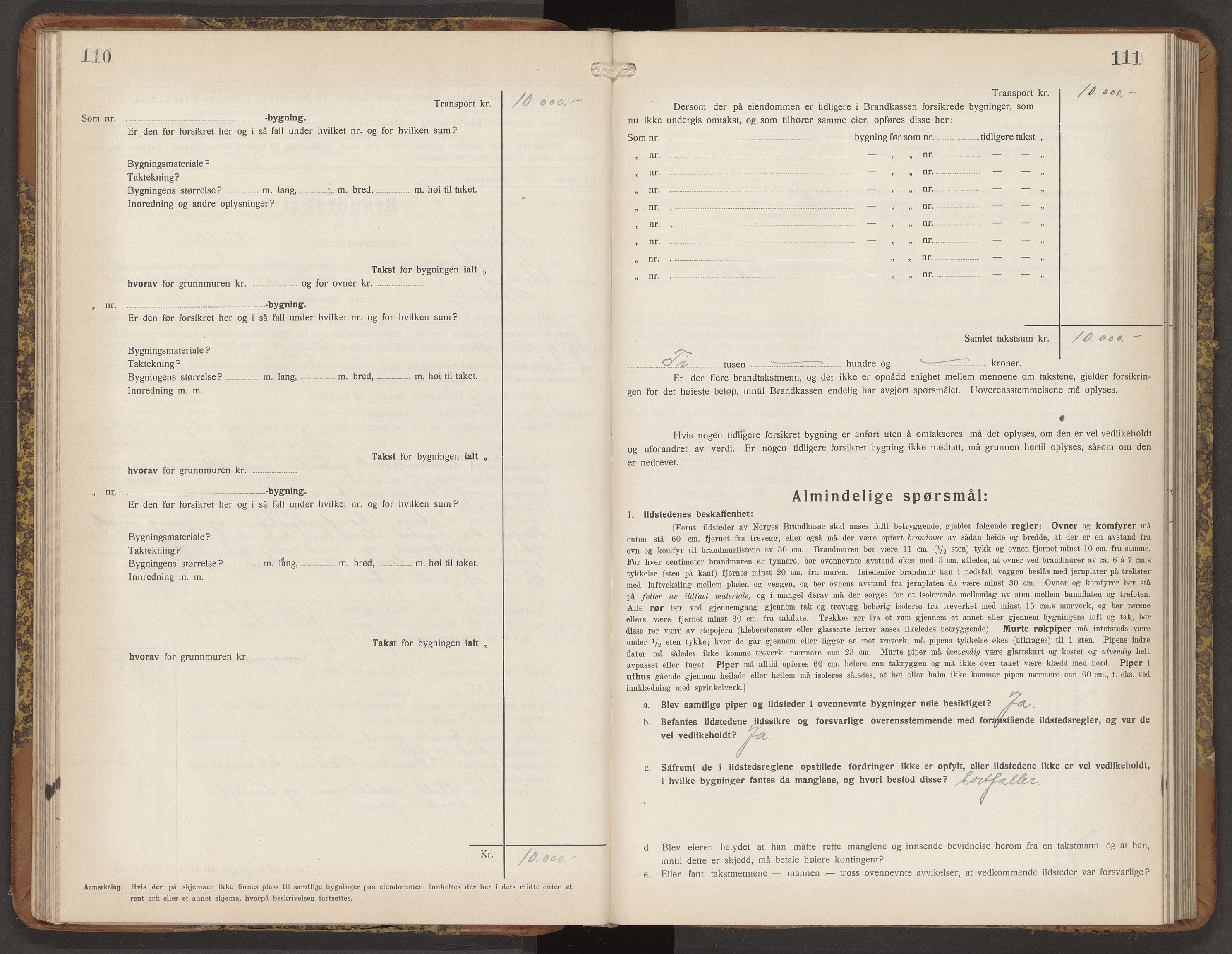 Nøtterøy lensmannskontor, AV/SAKO-A-540/Y/Yg/Ygb/L0009: Skjematakstprotokoll, 1932-1935, p. 110-111