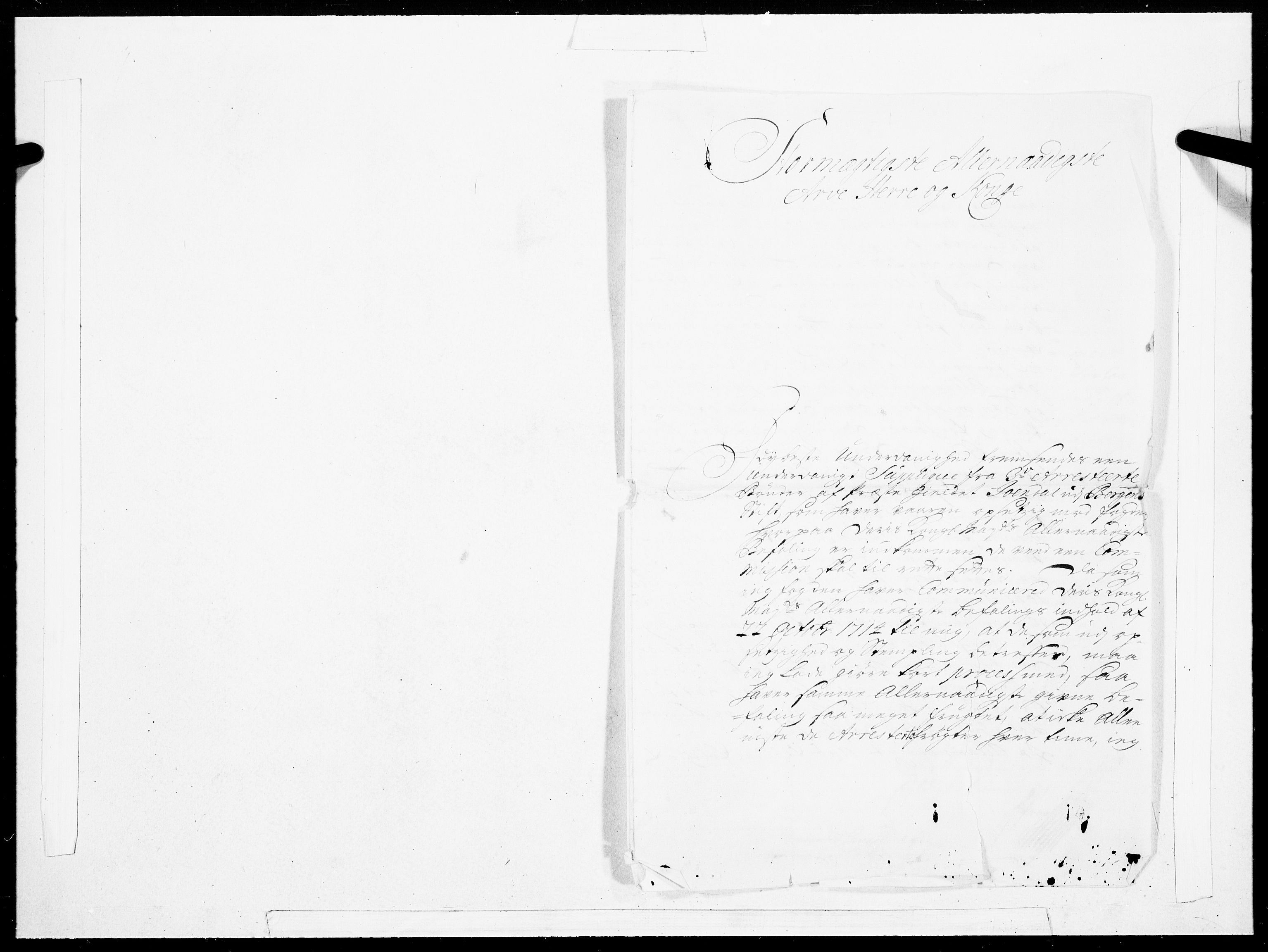 Danske Kanselli 1572-1799, AV/RA-EA-3023/F/Fc/Fcc/Fcca/L0077: Norske innlegg 1572-1799, 1715, p. 286