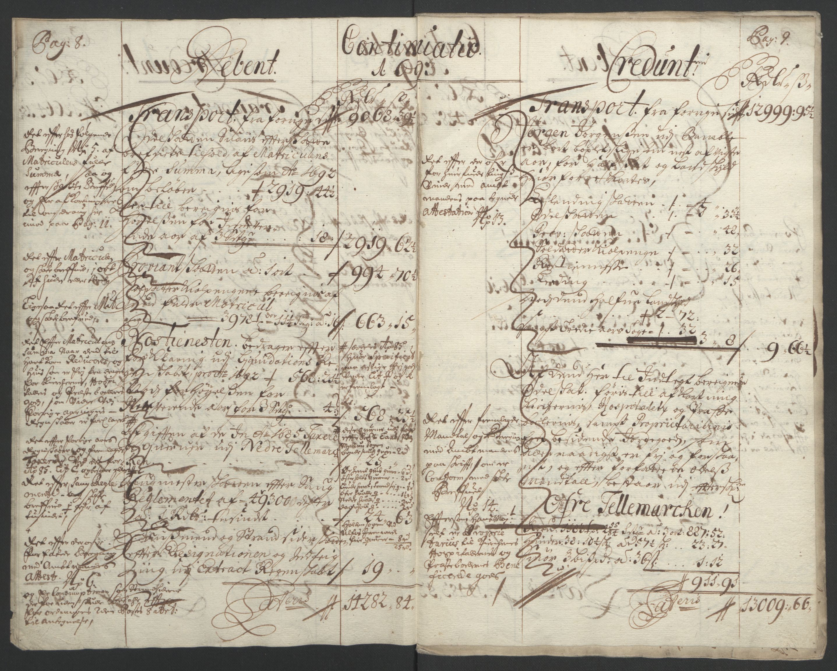 Rentekammeret inntil 1814, Reviderte regnskaper, Fogderegnskap, AV/RA-EA-4092/R35/L2091: Fogderegnskap Øvre og Nedre Telemark, 1690-1693, p. 244