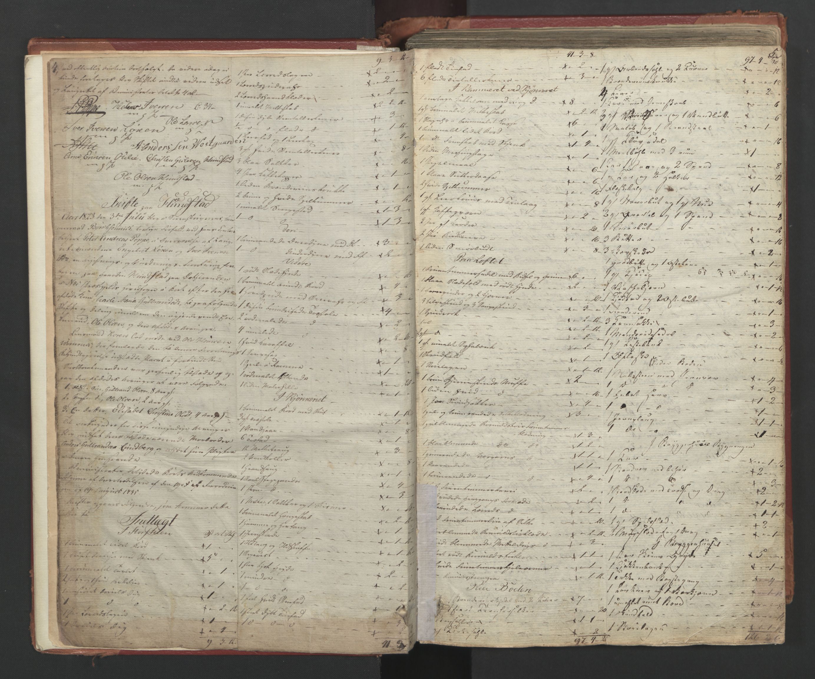 Øvre Romerike sorenskriveri, SAO/A-10649/H/Hb/L0019: Skifteprotokoll nr. 19, 1823-1831, p. 4-5