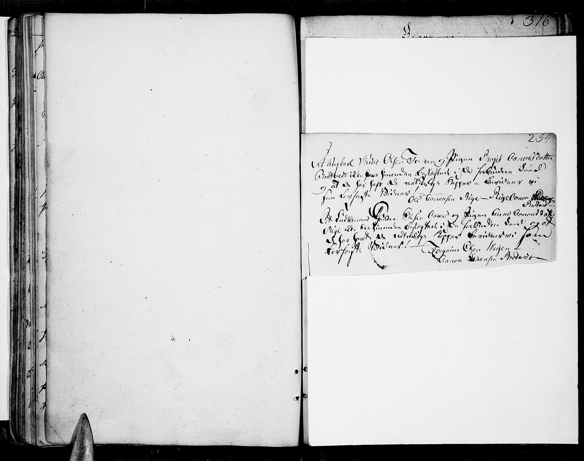 Valle sokneprestkontor, SAK/1111-0044/F/Fa/Fac/L0004: Parish register (official) no. A 4, 1790-1816, p. 254