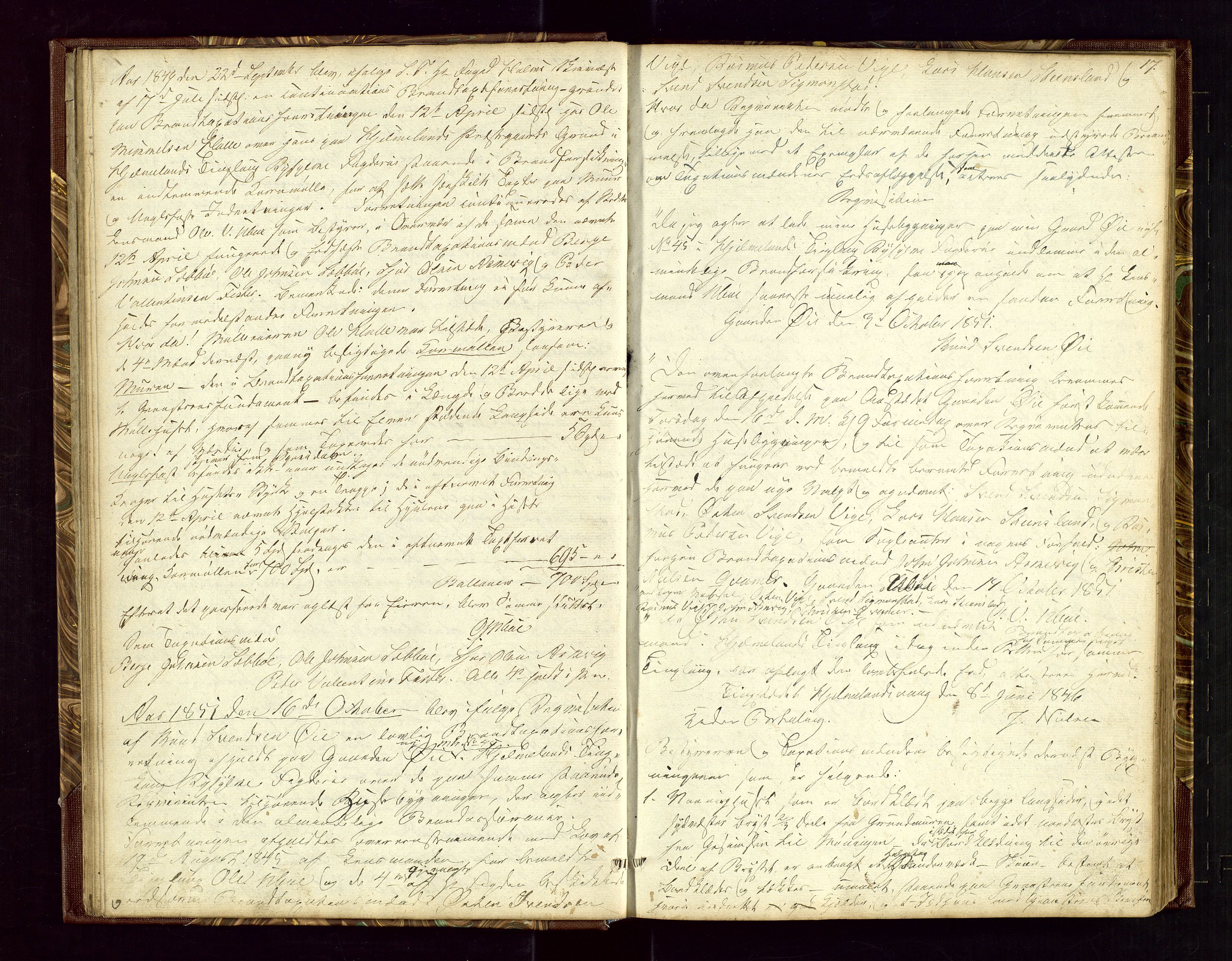 Hjelmeland lensmannskontor, AV/SAST-A-100439/Goa/L0001: Branntakstprotokoll, 1846-1872, p. 16b-17a