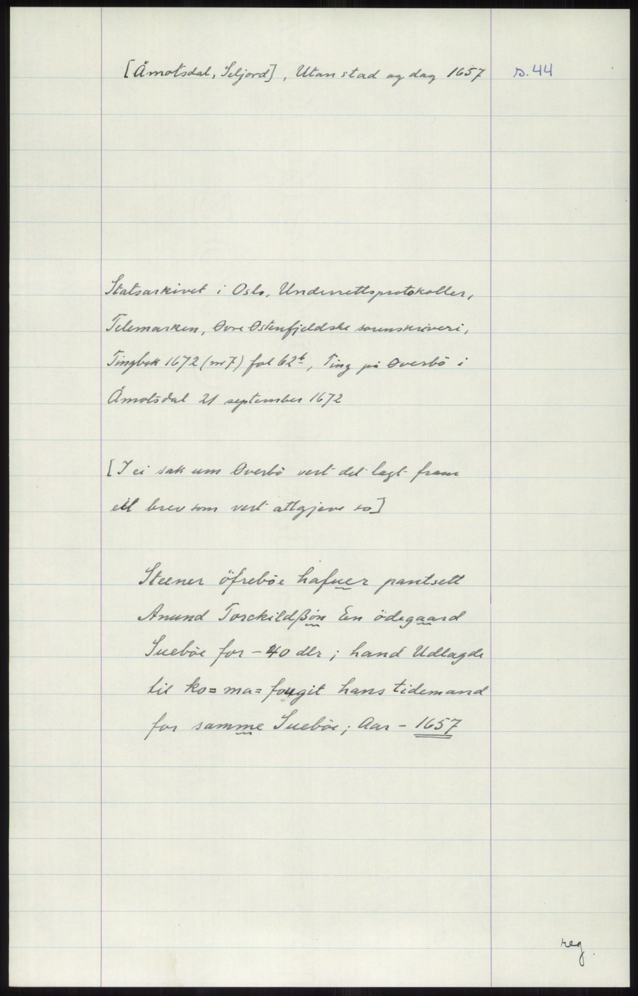 Samlinger til kildeutgivelse, Diplomavskriftsamlingen, AV/RA-EA-4053/H/Ha, p. 3414