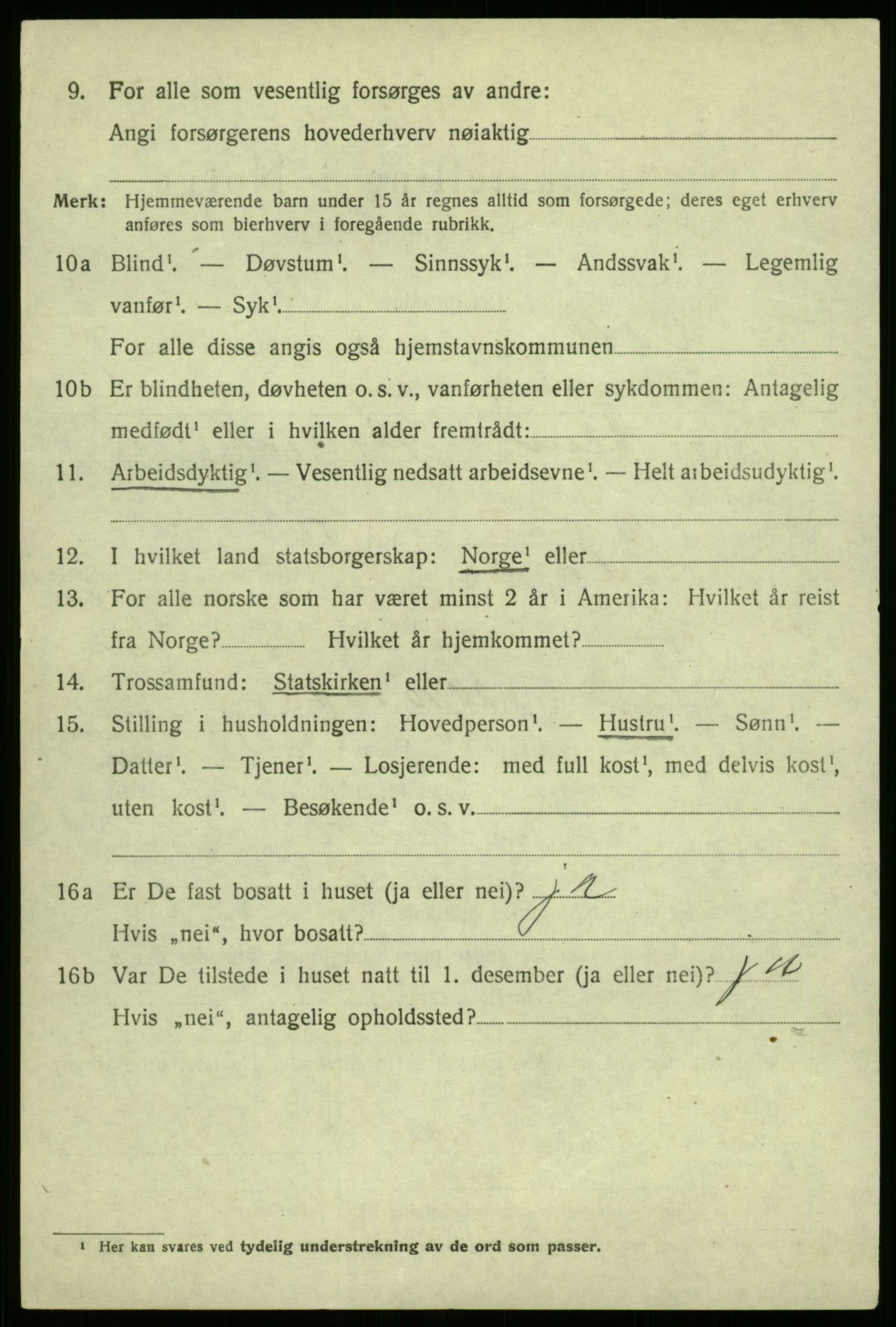 SAB, 1920 census for Luster, 1920, p. 4561