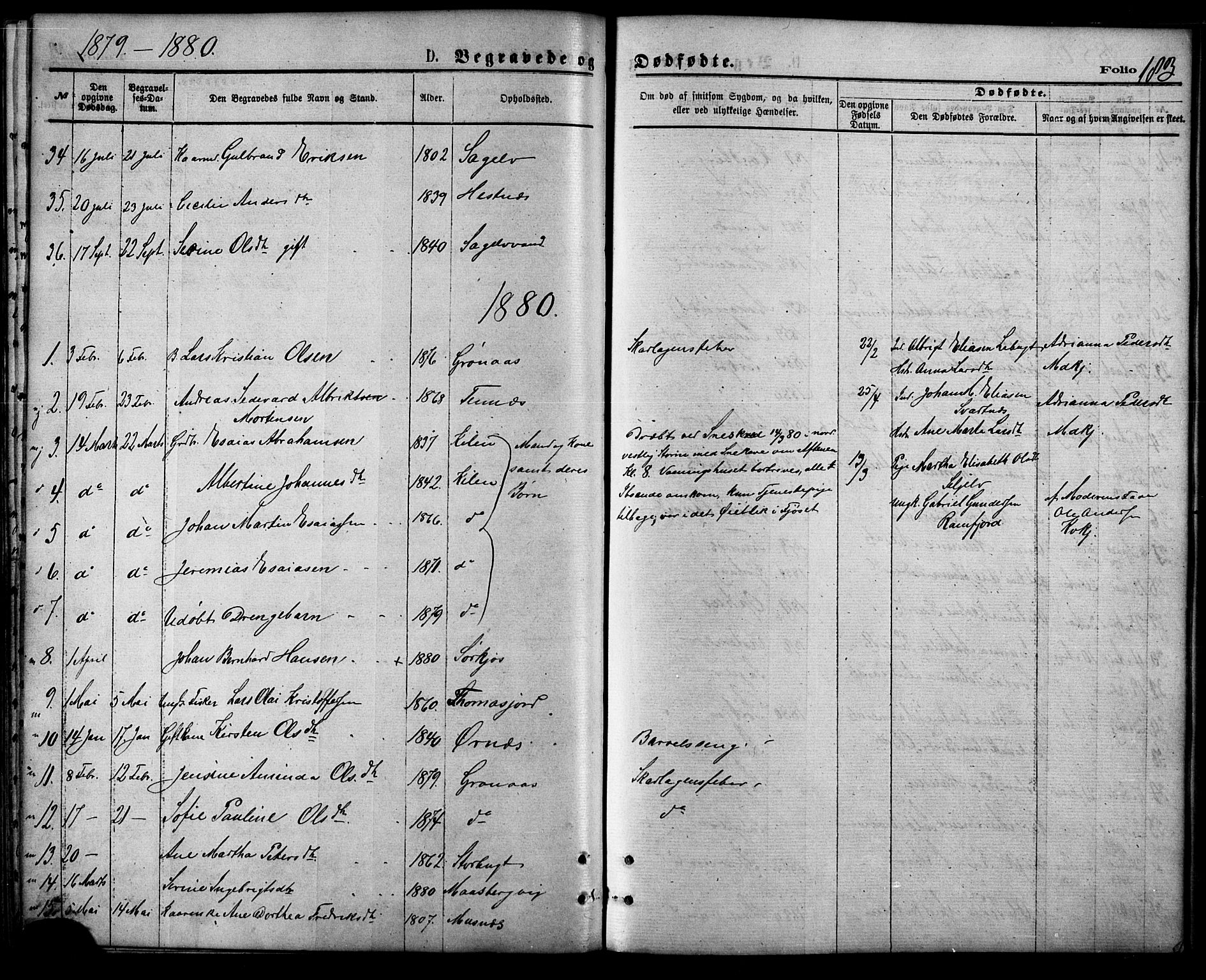 Balsfjord sokneprestembete, SATØ/S-1303/G/Ga/L0004kirke: Parish register (official) no. 4, 1871-1883, p. 183