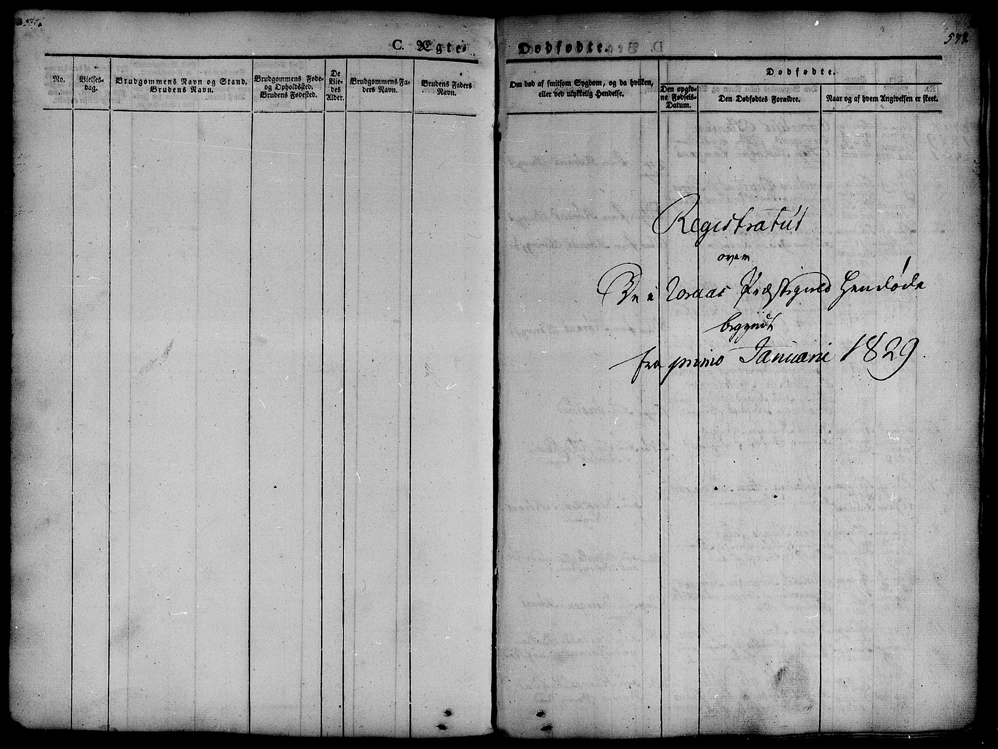 Ministerialprotokoller, klokkerbøker og fødselsregistre - Sør-Trøndelag, SAT/A-1456/681/L0939: Parish register (copy) no. 681C03, 1829-1855, p. 577