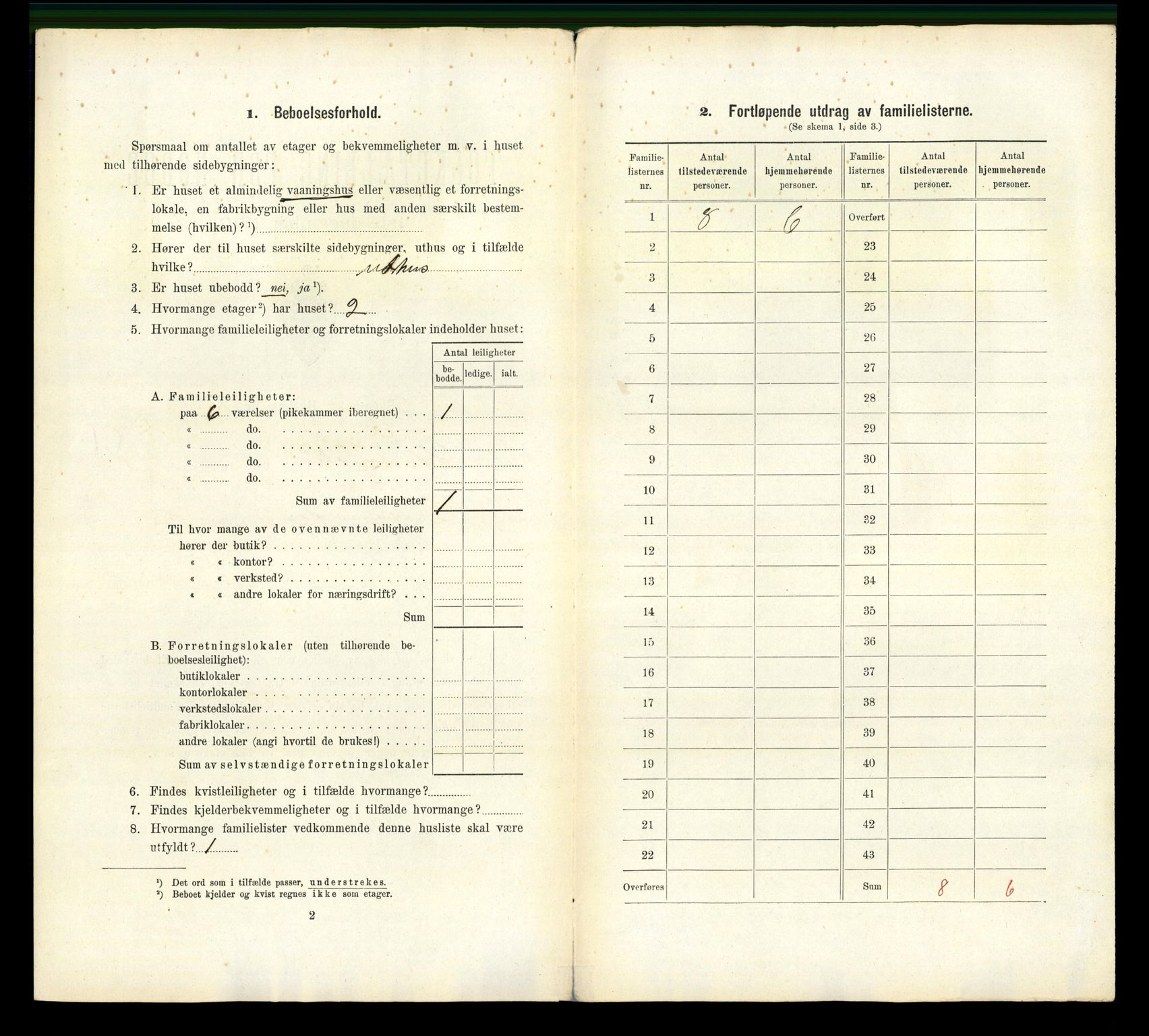 RA, 1910 census for Steinkjer, 1910, p. 307