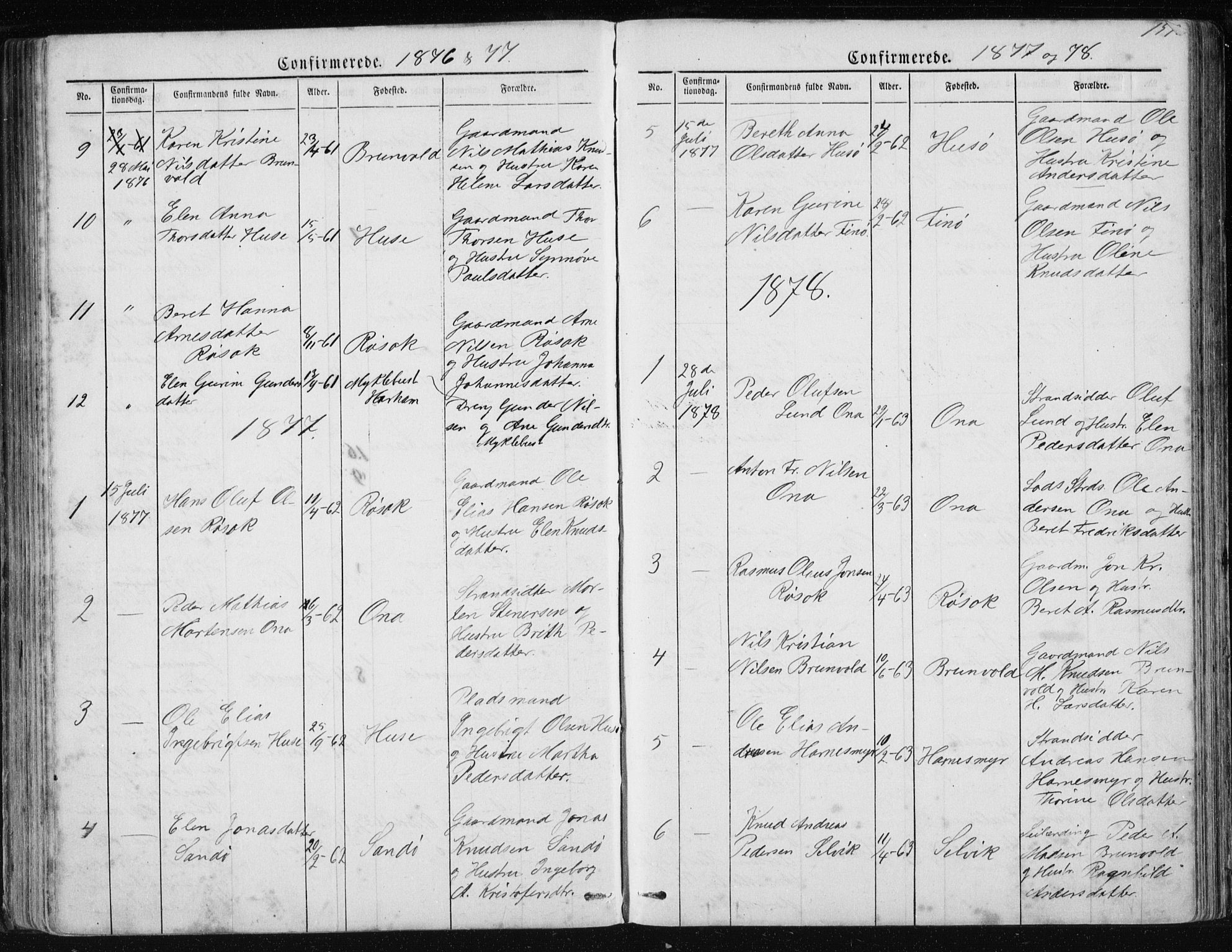 Ministerialprotokoller, klokkerbøker og fødselsregistre - Møre og Romsdal, AV/SAT-A-1454/561/L0732: Parish register (copy) no. 561C02, 1867-1900, p. 151