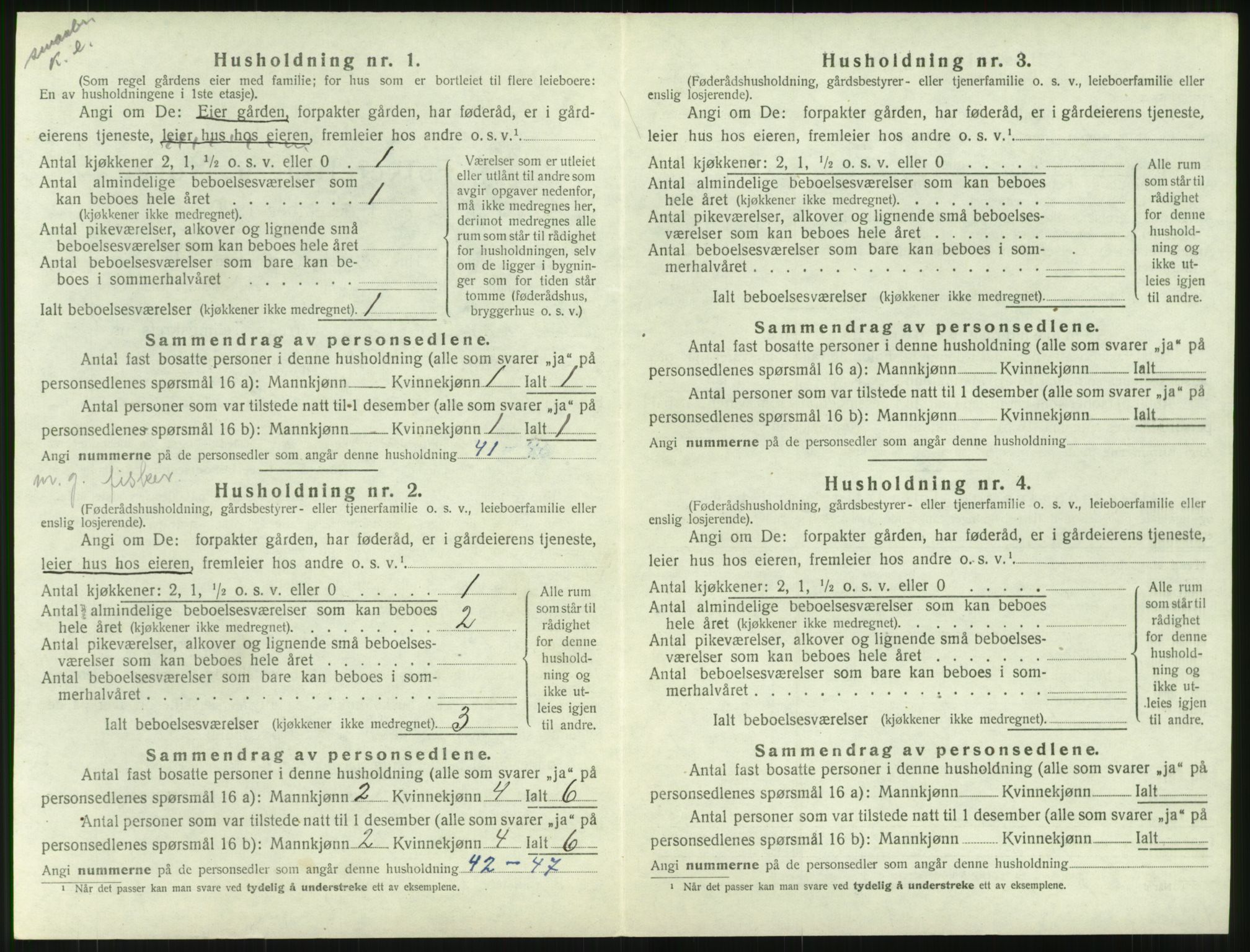 SAT, 1920 census for Hustad, 1920, p. 622