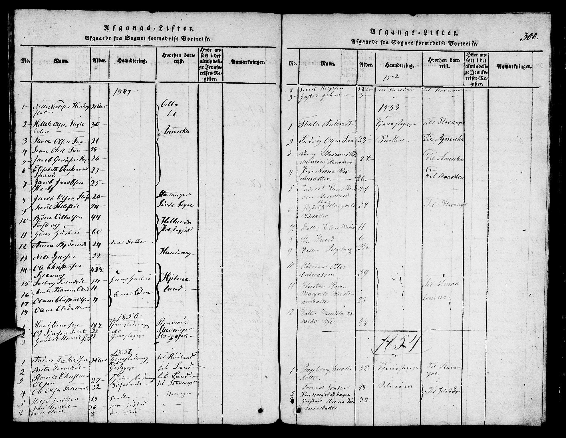 Finnøy sokneprestkontor, AV/SAST-A-101825/H/Ha/Hab/L0001: Parish register (copy) no. B 1, 1816-1856, p. 300