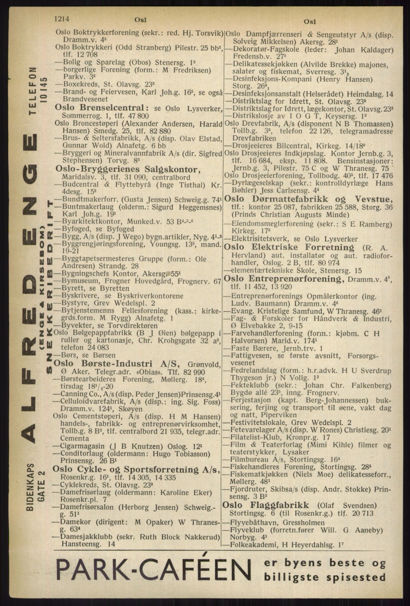 Kristiania/Oslo adressebok, PUBL/-, 1937, p. 1214