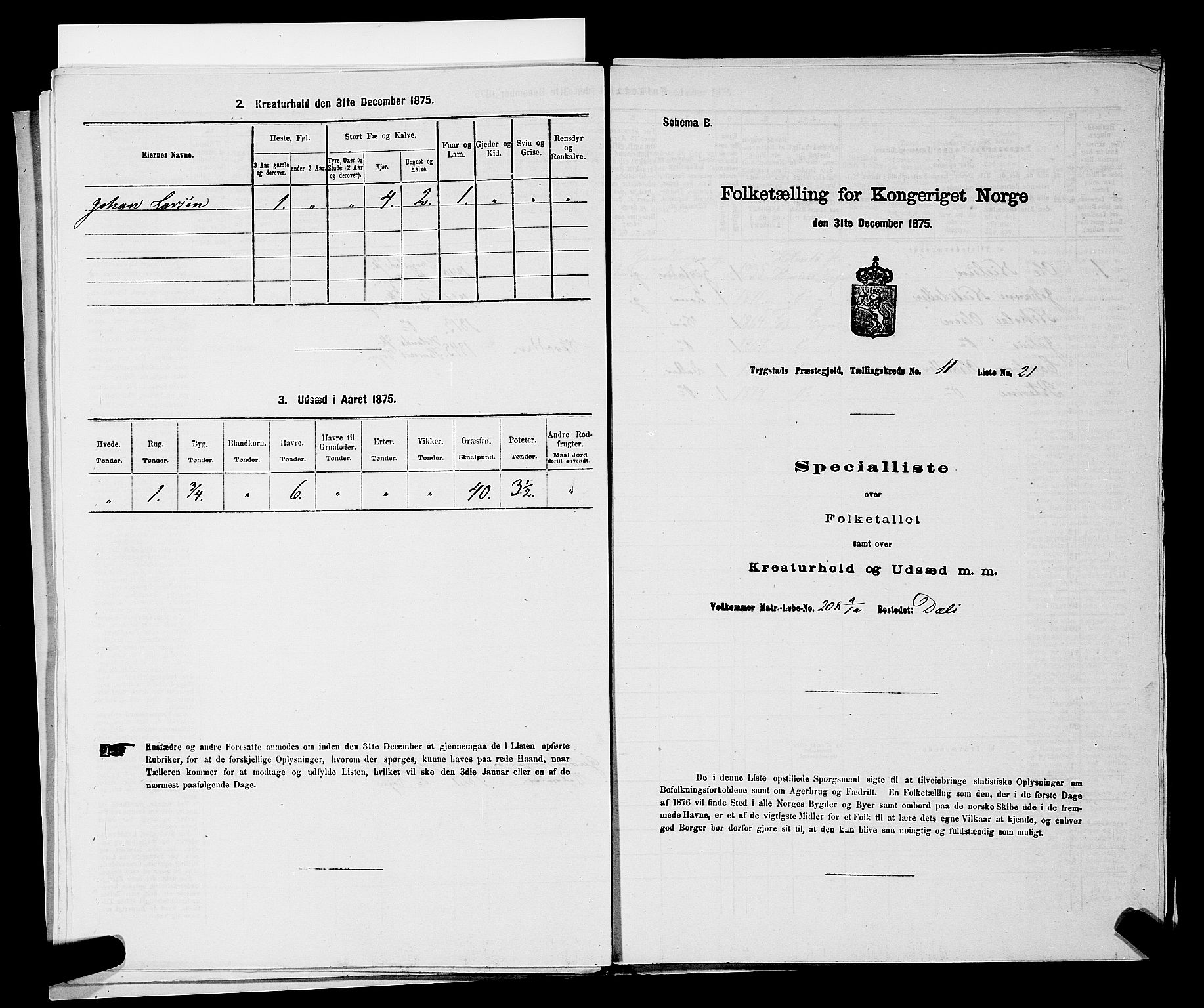 RA, 1875 census for 0122P Trøgstad, 1875, p. 1242