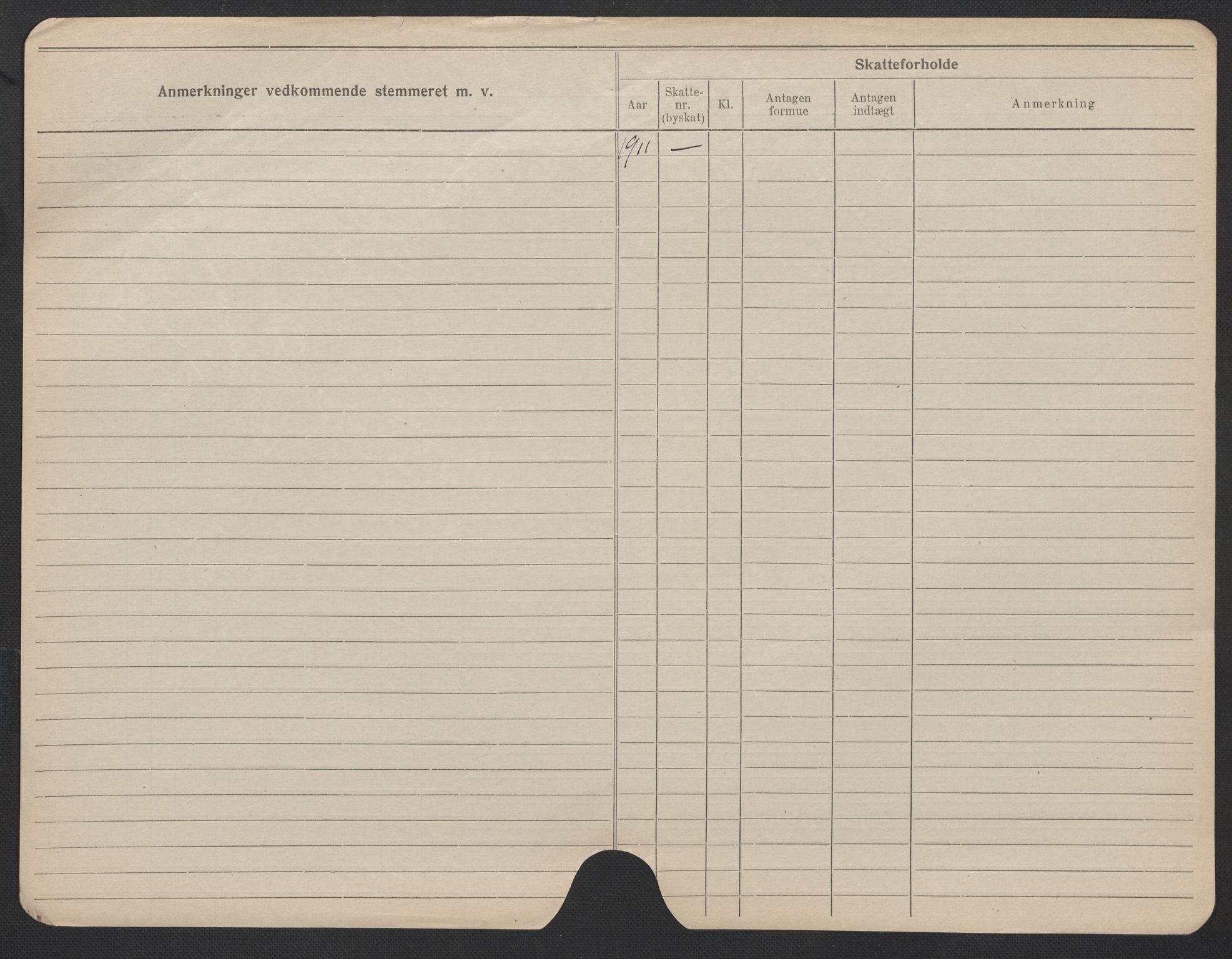 Oslo folkeregister, Registerkort, AV/SAO-A-11715/F/Fa/Fac/L0020: Kvinner, 1906-1914, p. 1104b