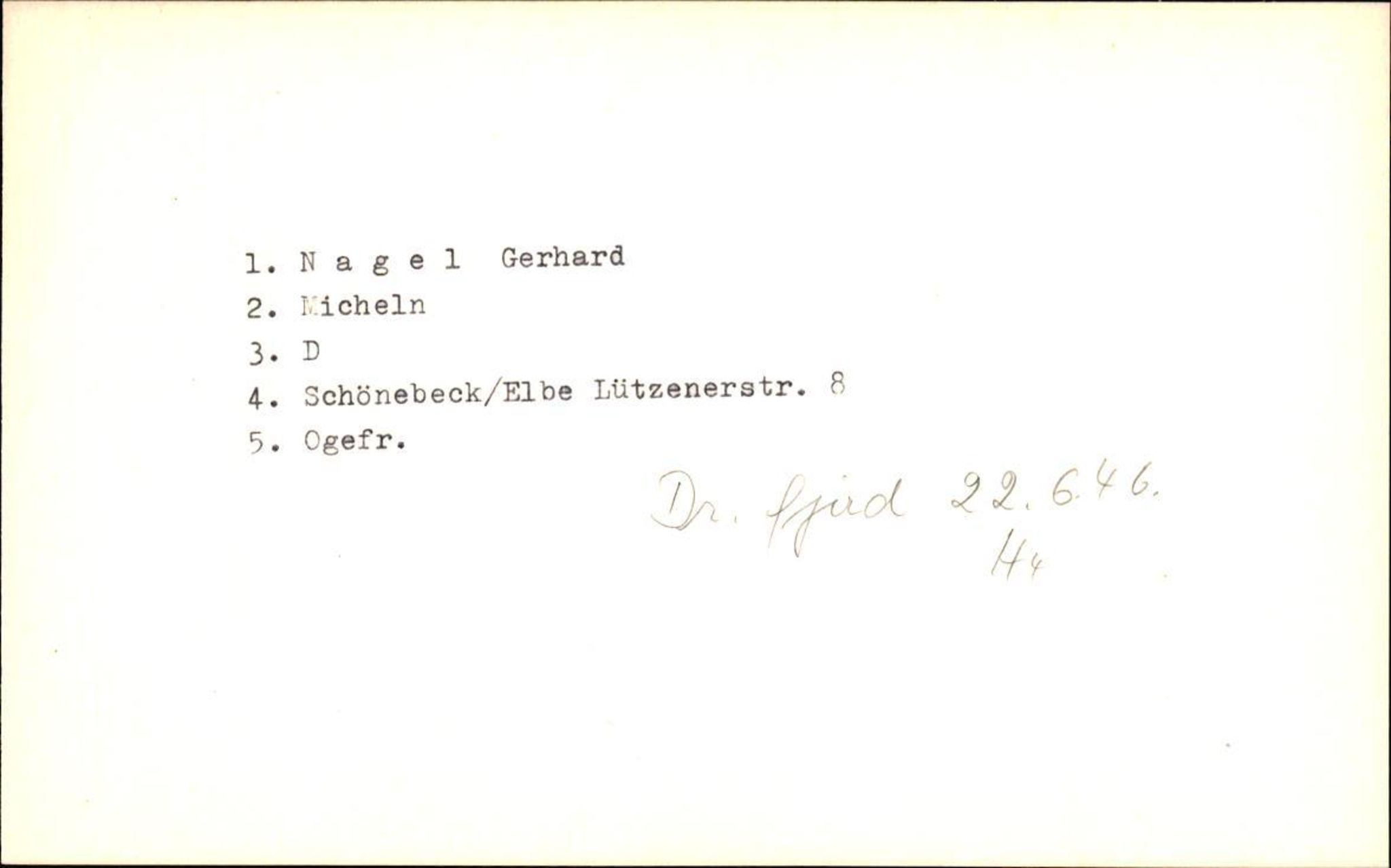 Hjemsendte tyskere , AV/RA-RAFA-6487/D/Db/L0020: Mülzet-Paülisch, 1945-1947, p. 66