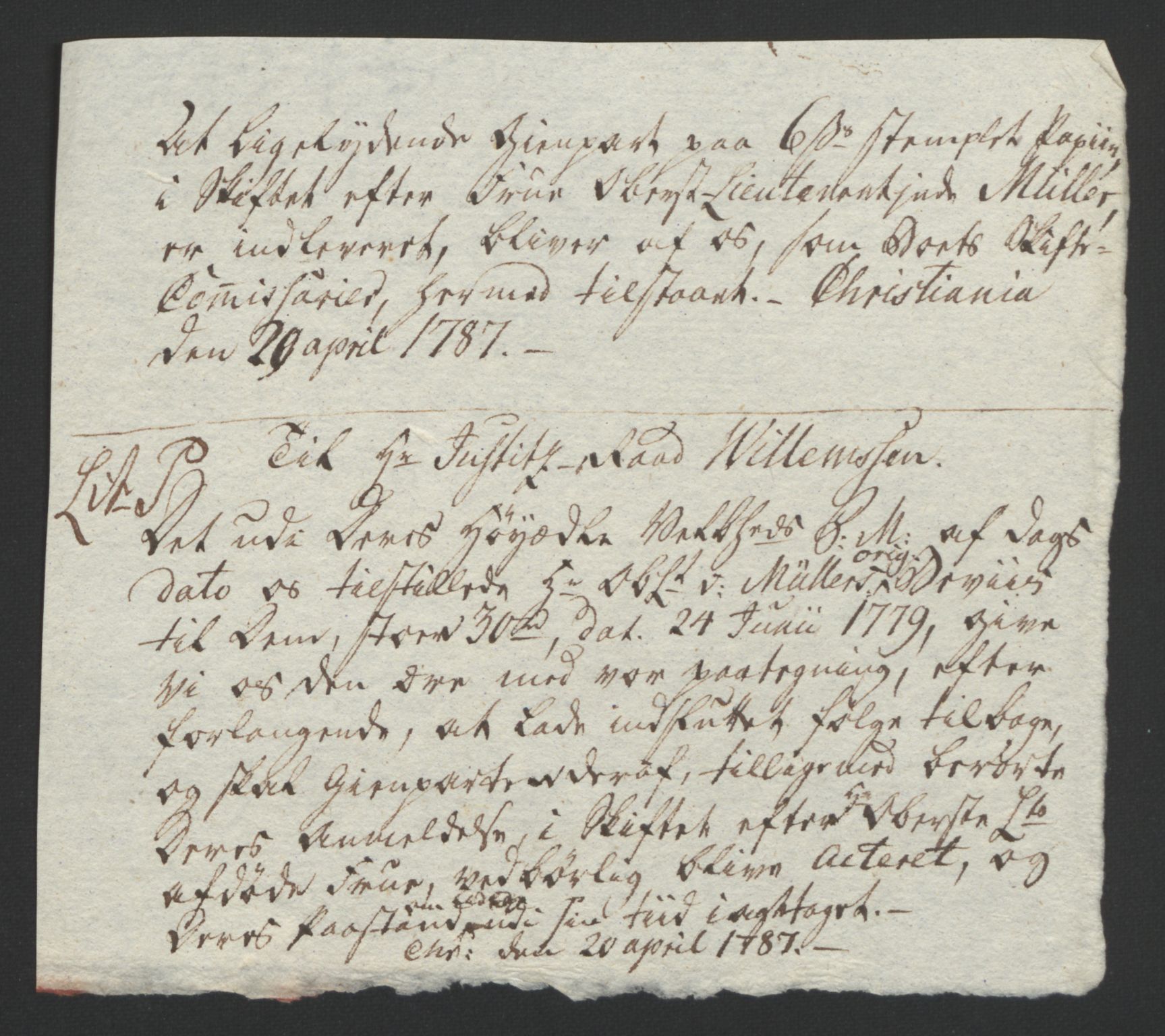 Forsvaret, Generalauditøren, RA/RAFA-1772/F/Fj/Fja/L0022: --, 1733-1821, p. 812