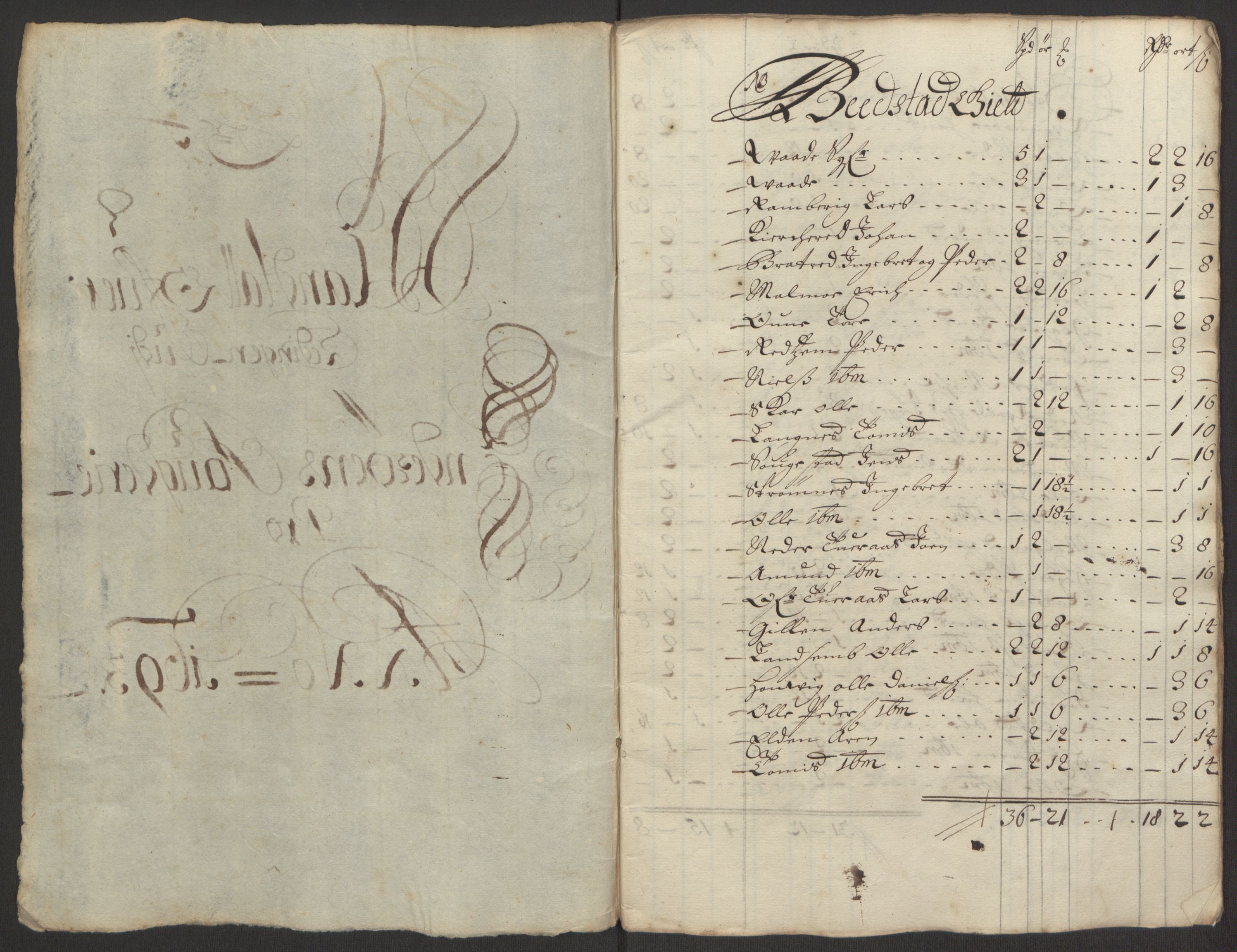 Rentekammeret inntil 1814, Reviderte regnskaper, Fogderegnskap, AV/RA-EA-4092/R63/L4308: Fogderegnskap Inderøy, 1692-1694, p. 479