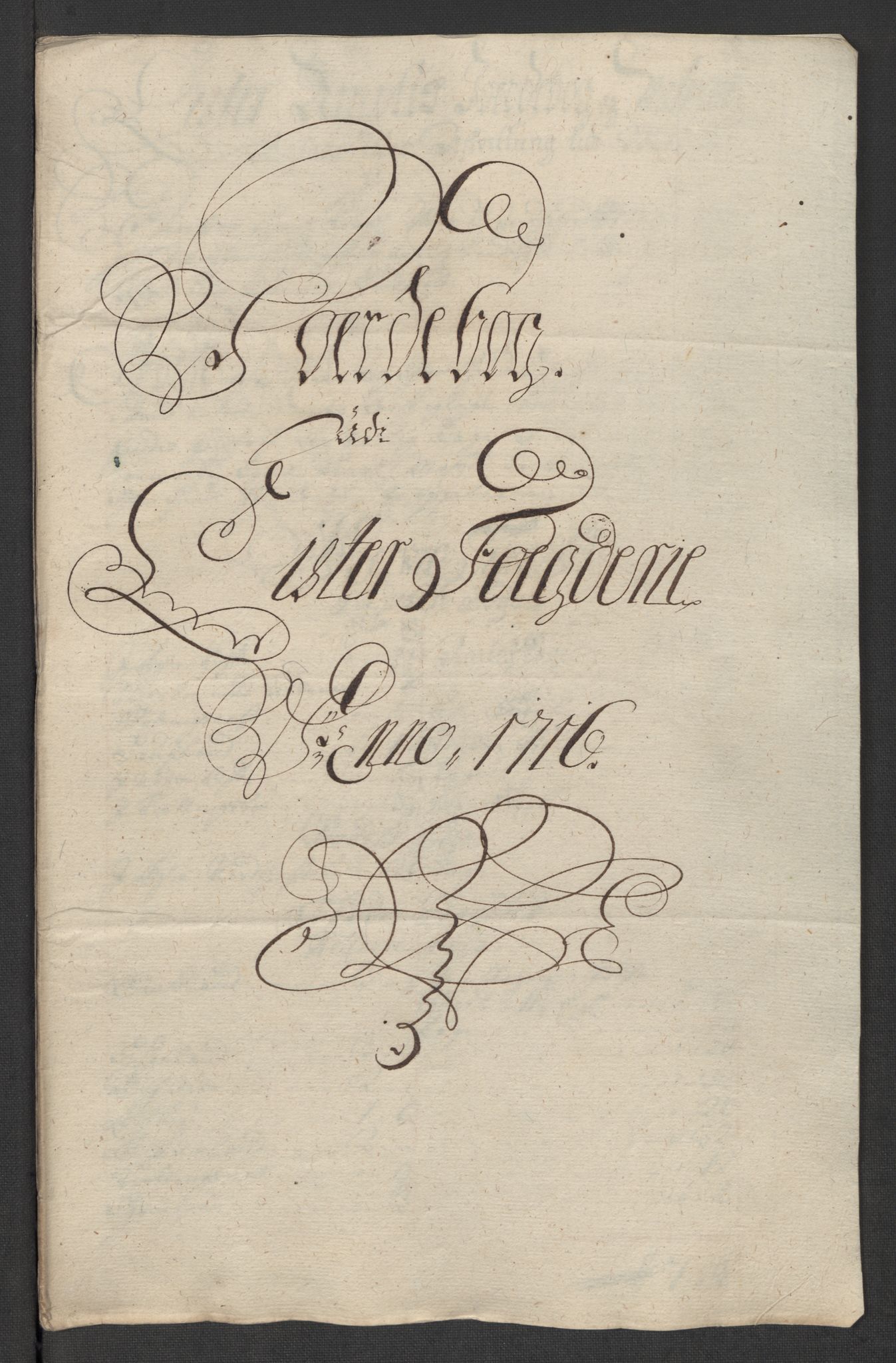 Rentekammeret inntil 1814, Reviderte regnskaper, Fogderegnskap, AV/RA-EA-4092/R43/L2560: Fogderegnskap Lista og Mandal, 1716, p. 36