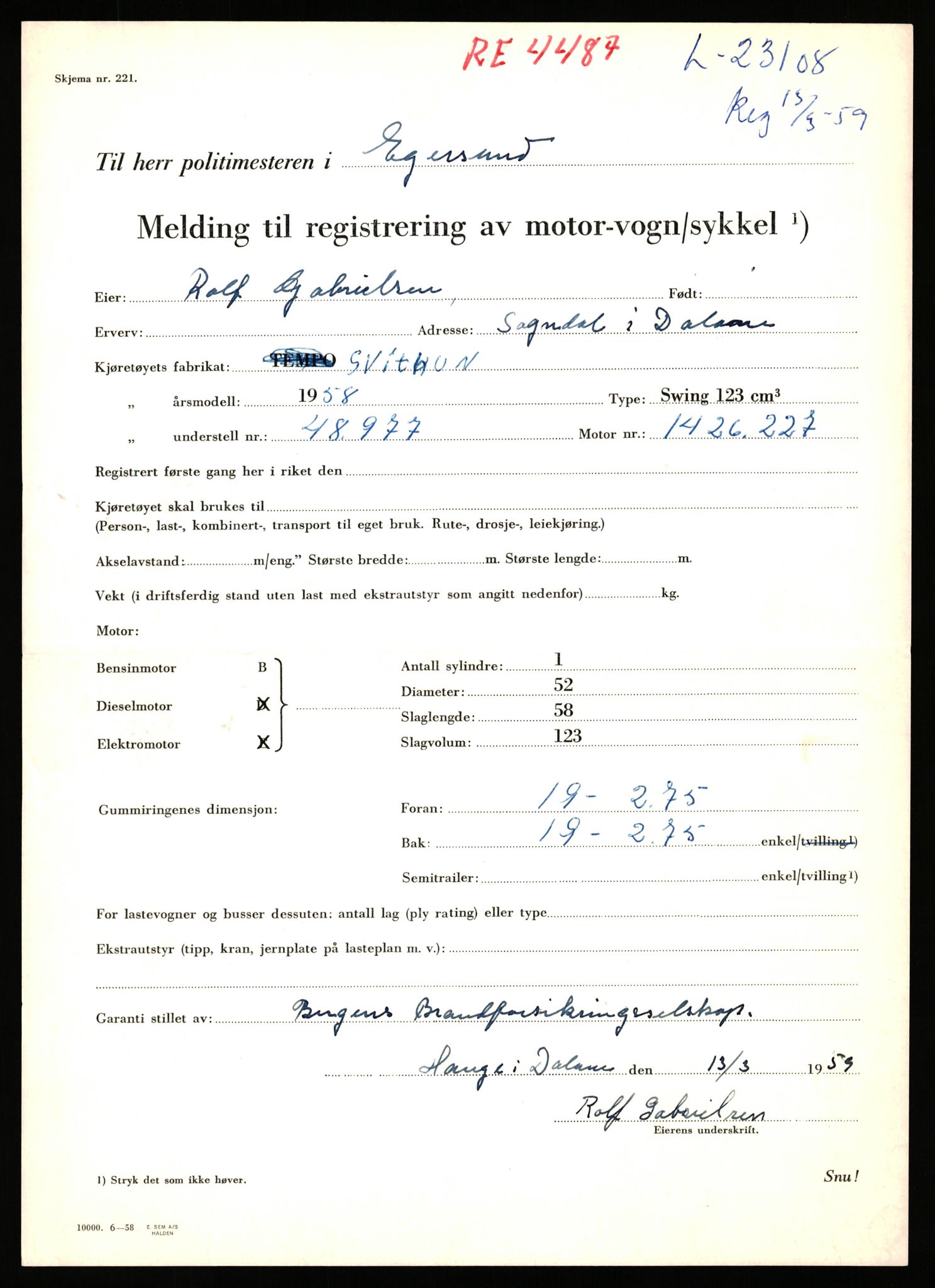 Stavanger trafikkstasjon, AV/SAST-A-101942/0/F/L0040: L-22800 - L-23999, 1930-1971, p. 799