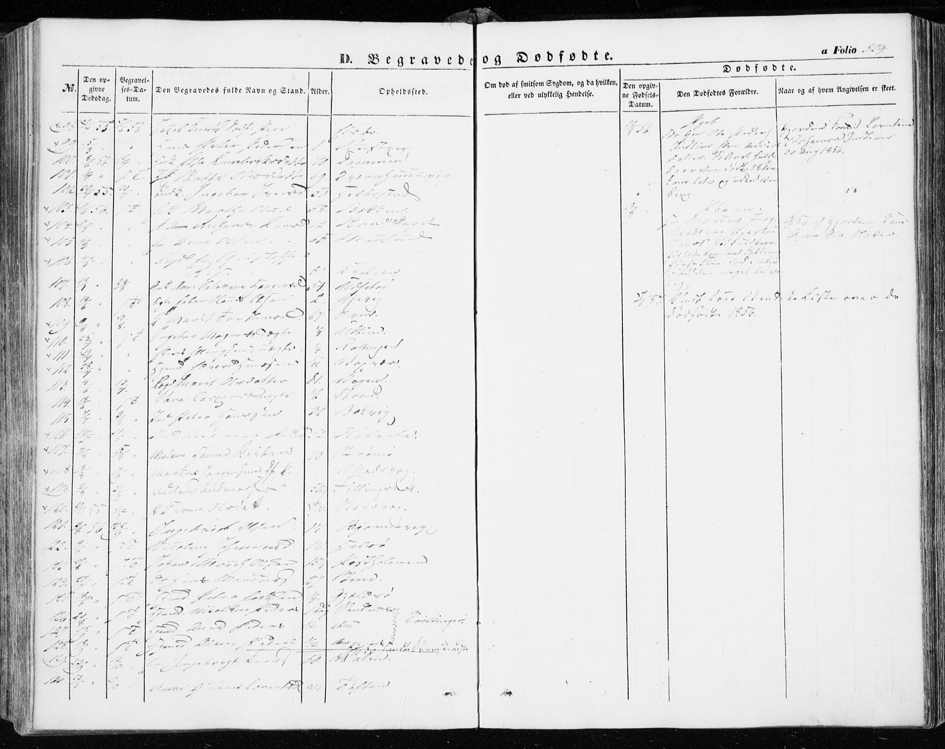 Ministerialprotokoller, klokkerbøker og fødselsregistre - Sør-Trøndelag, SAT/A-1456/634/L0530: Parish register (official) no. 634A06, 1852-1860, p. 324