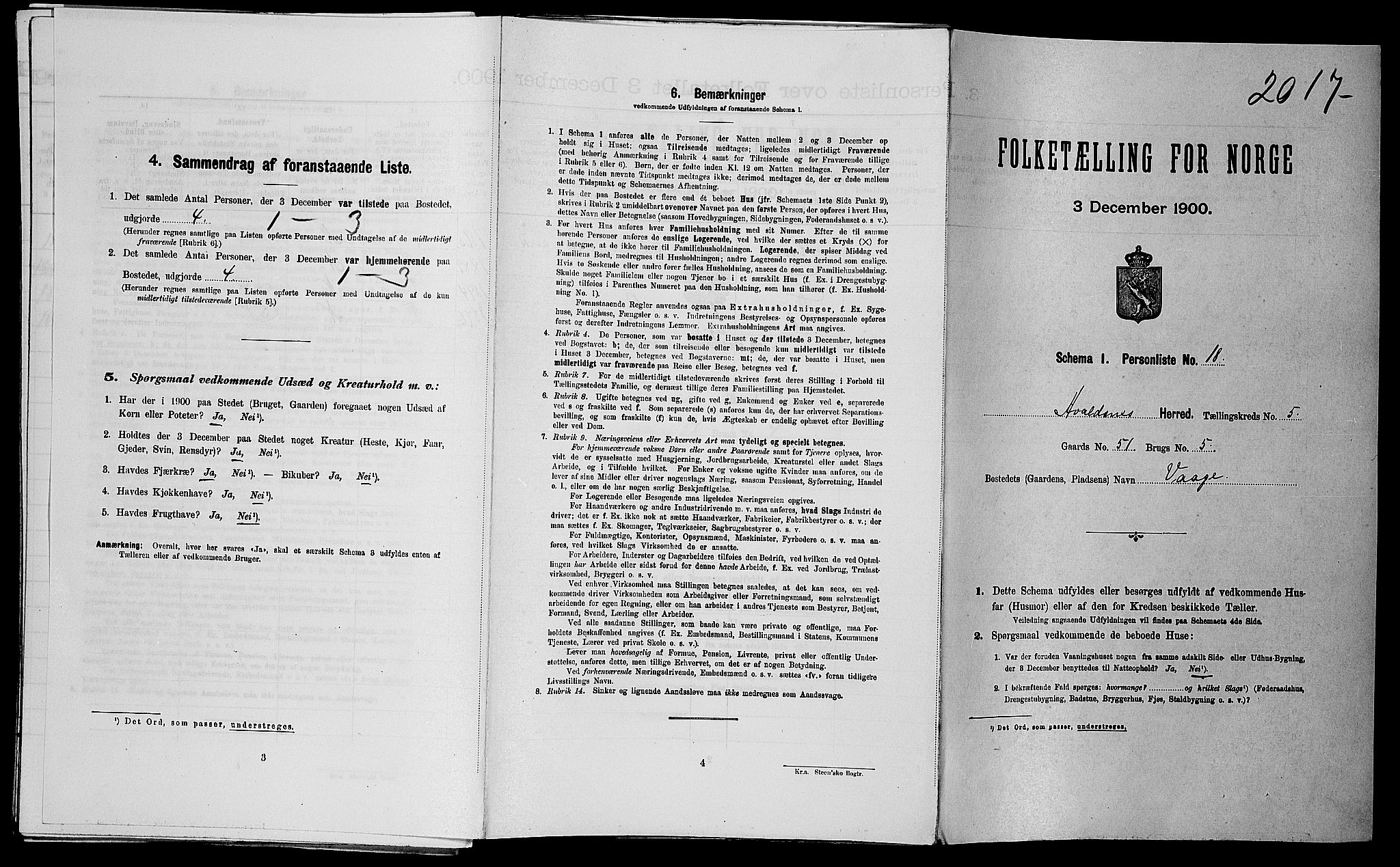 SAST, 1900 census for Avaldsnes, 1900, p. 1687