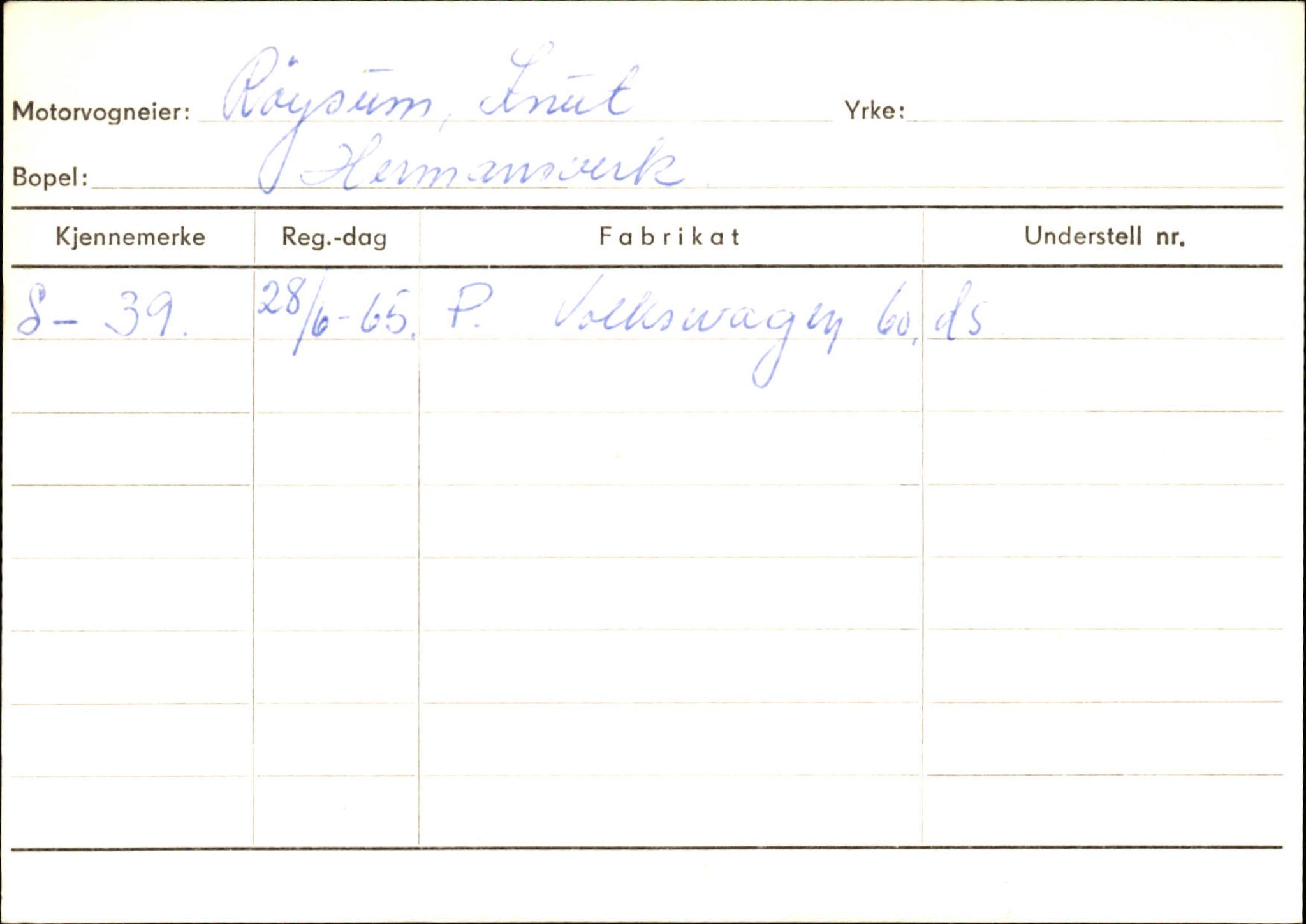 Statens vegvesen, Sogn og Fjordane vegkontor, AV/SAB-A-5301/4/F/L0126: Eigarregister Fjaler M-Å. Leikanger A-Å, 1945-1975, p. 2037