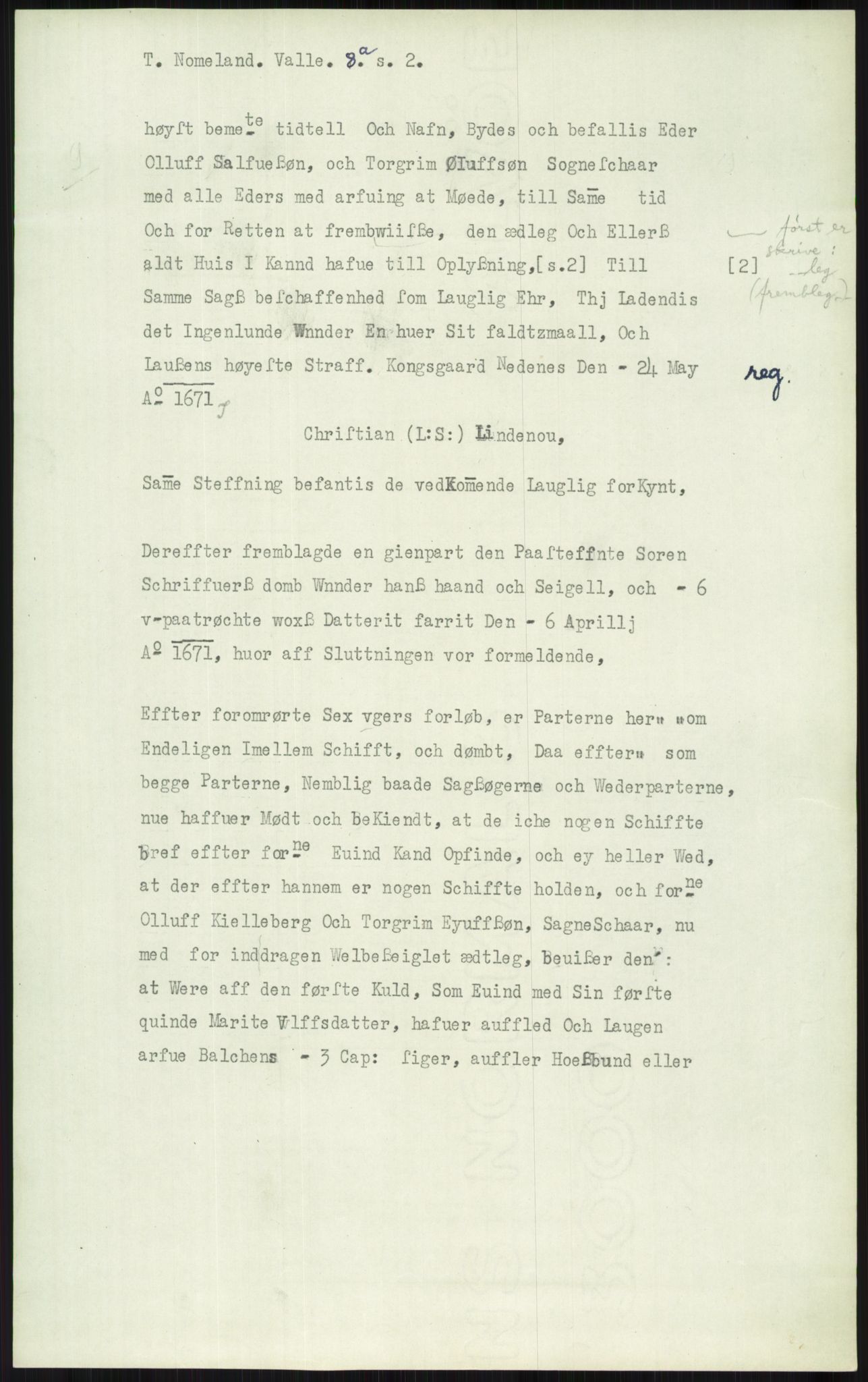 Samlinger til kildeutgivelse, Diplomavskriftsamlingen, AV/RA-EA-4053/H/Ha, p. 3597