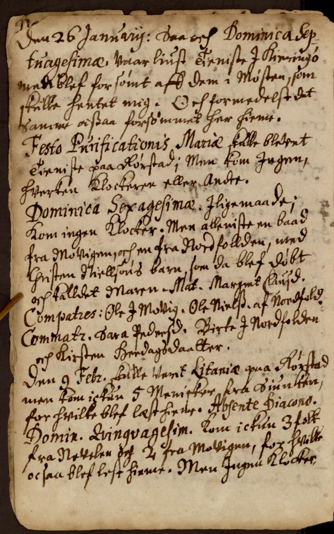 Spesialsamlingene, NTNU/SPESIALSAMLINGENE/M/XA-Oct-90: Other parish register no. XA Oct. 90, 1683-1685