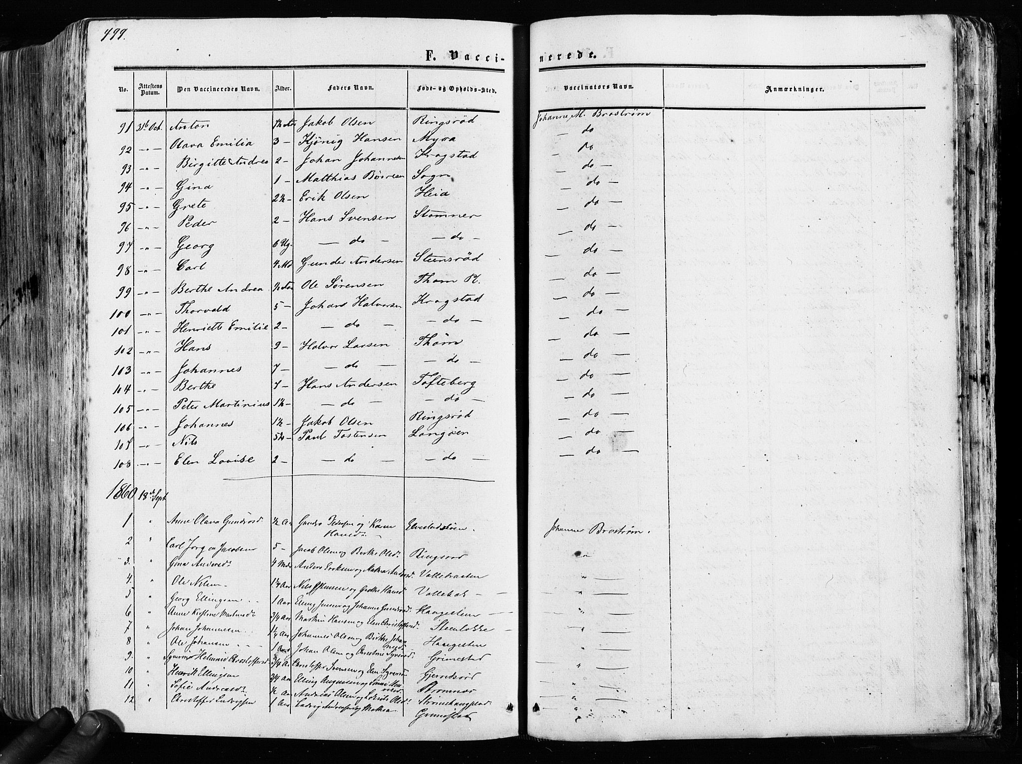 Råde prestekontor kirkebøker, AV/SAO-A-2009/F/Fa/L0006: Parish register (official) no. 6, 1854-1877, p. 499