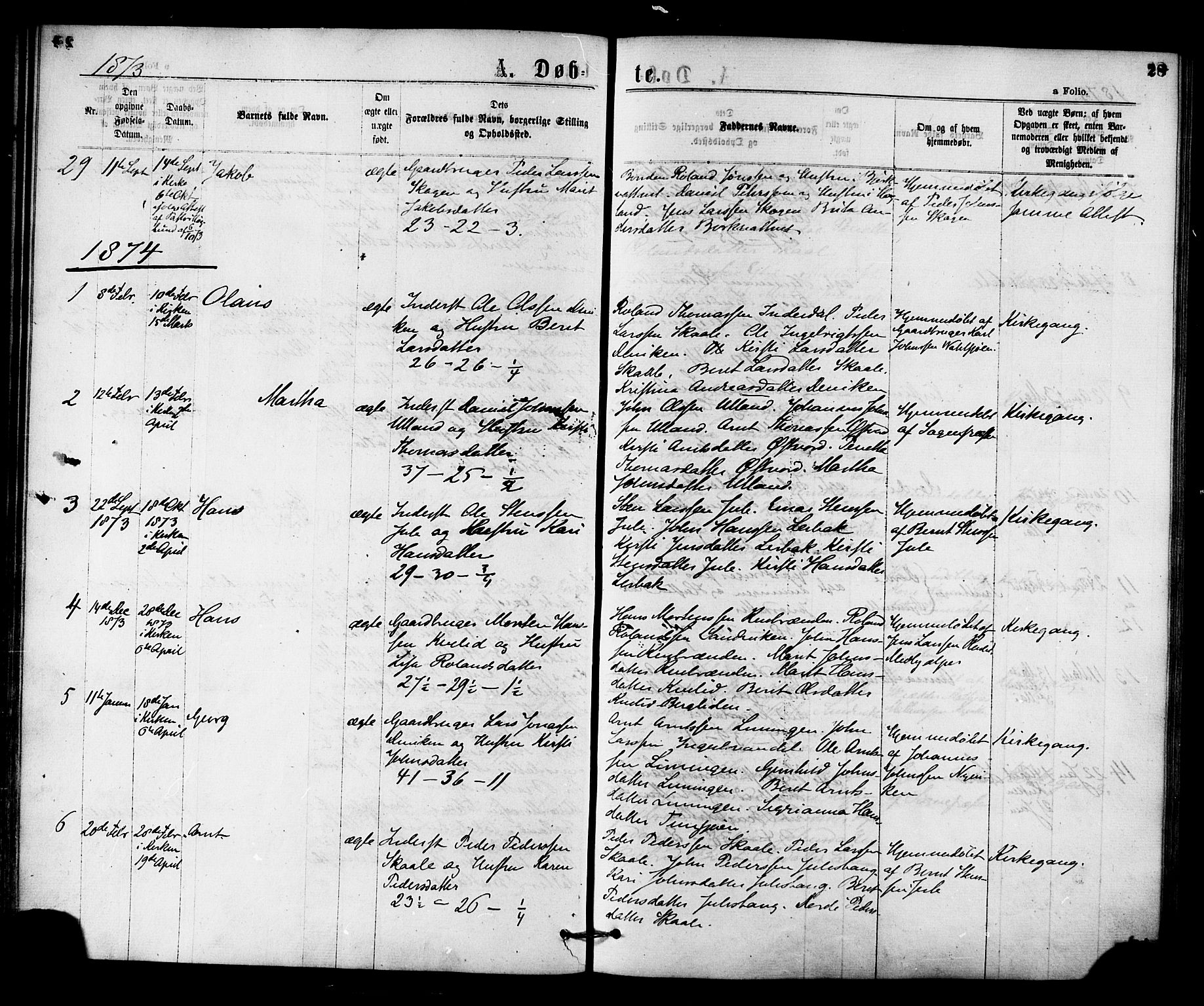 Ministerialprotokoller, klokkerbøker og fødselsregistre - Nord-Trøndelag, SAT/A-1458/755/L0493: Parish register (official) no. 755A02, 1865-1881, p. 28